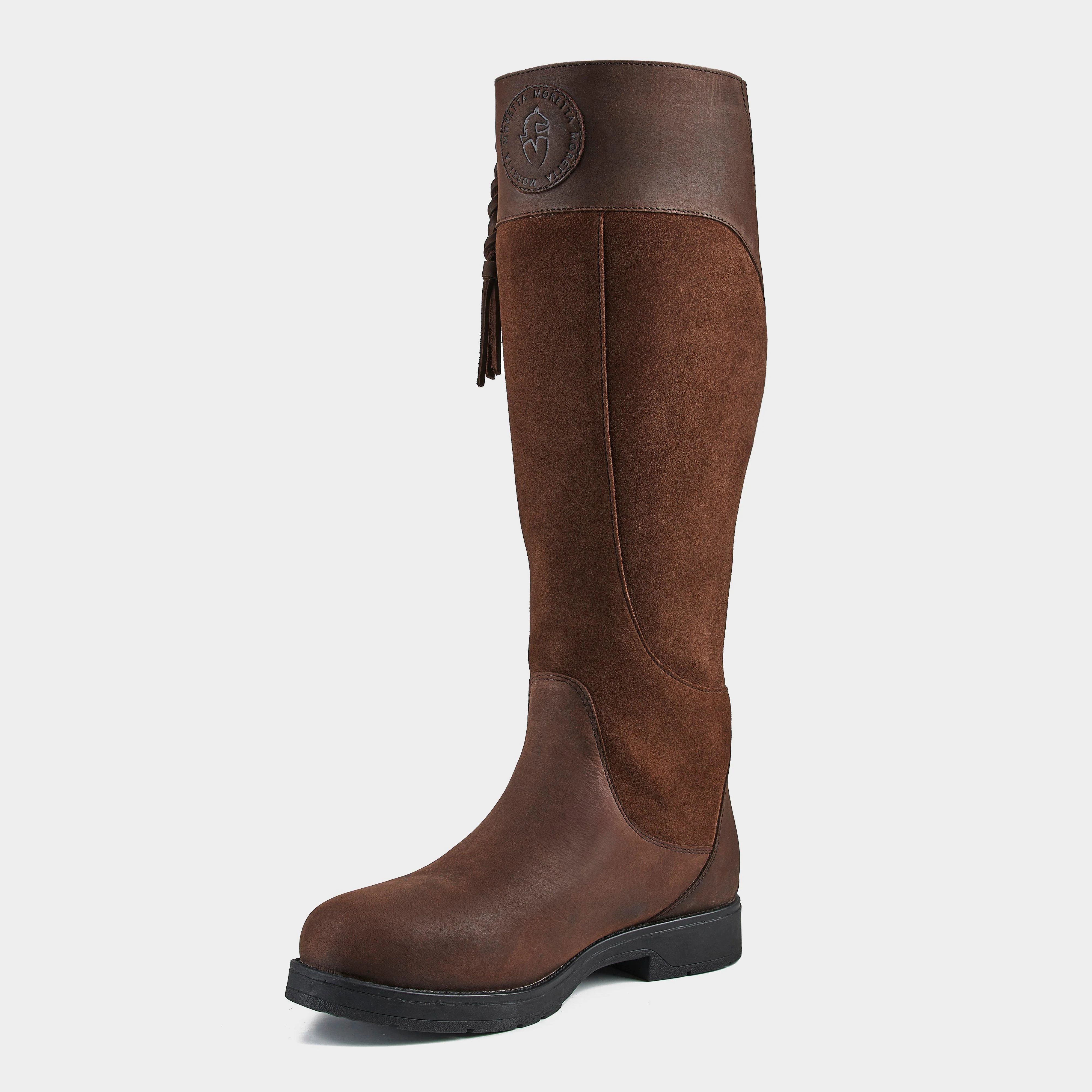 Womens Varallo Country Boots Brown - Image 8