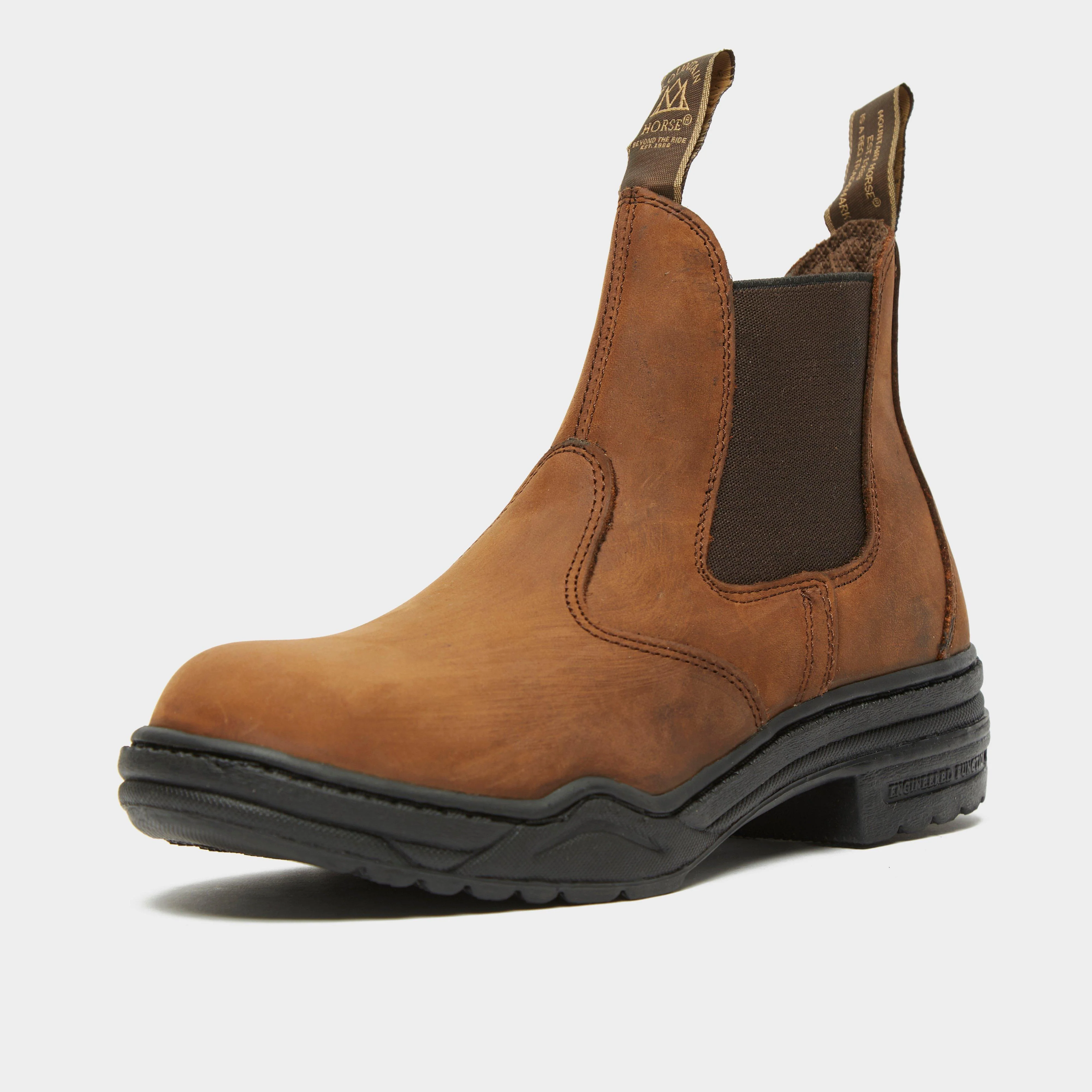 Unisex Stable Jodhpur Boots Brown - Image 6