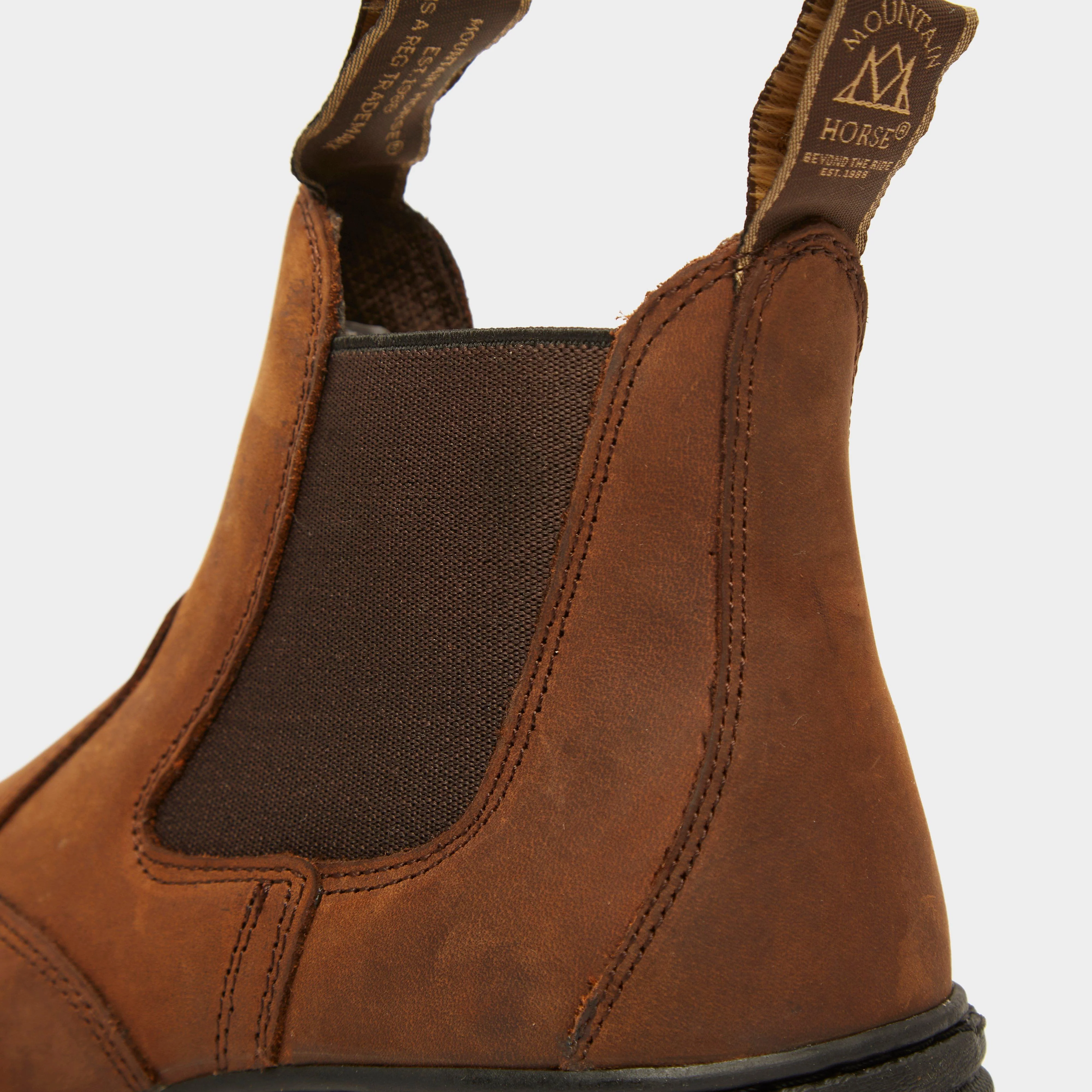 Unisex Stable Jodhpur Boots Brown - Image 9