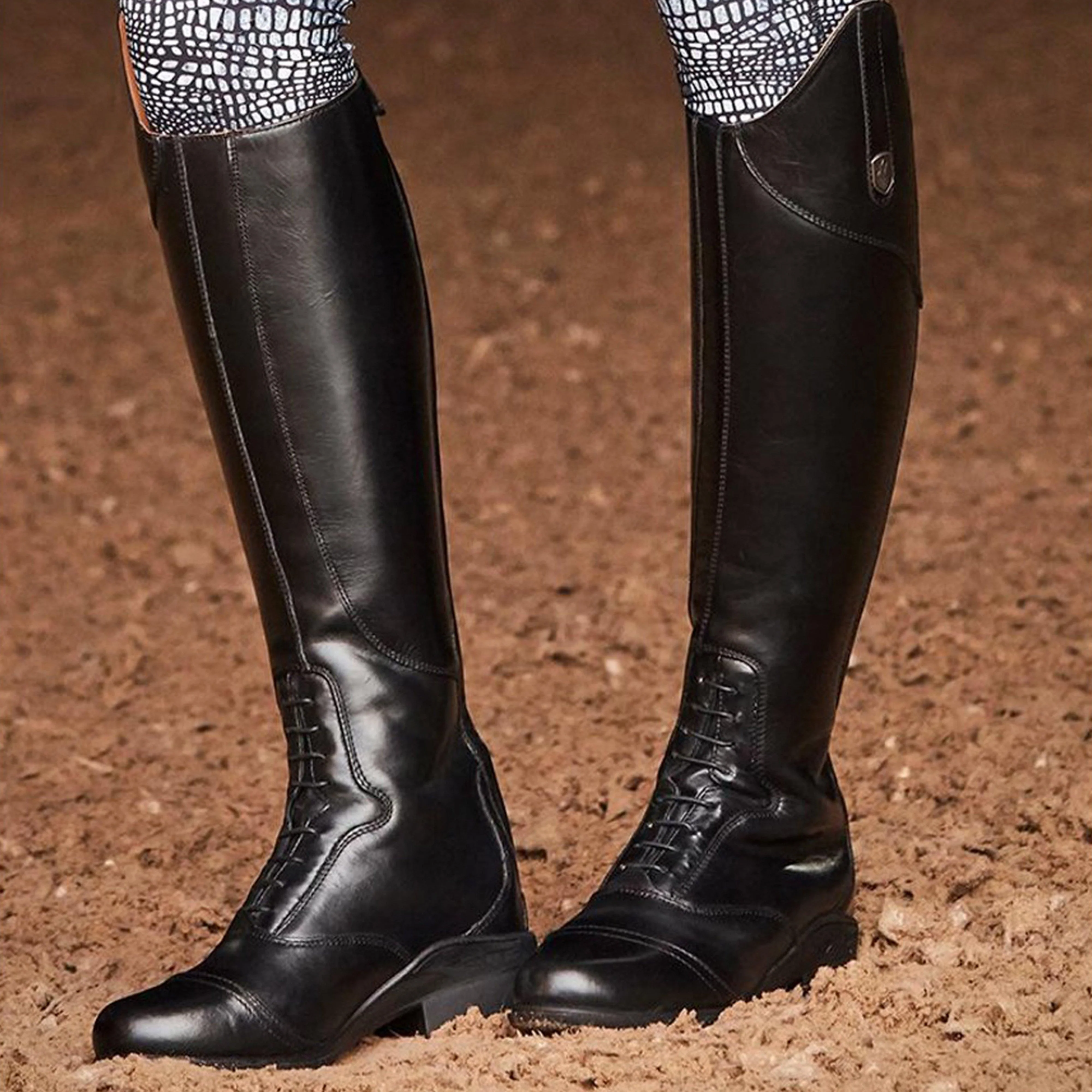 Womens Aurora Tall Boots Black - Image 6