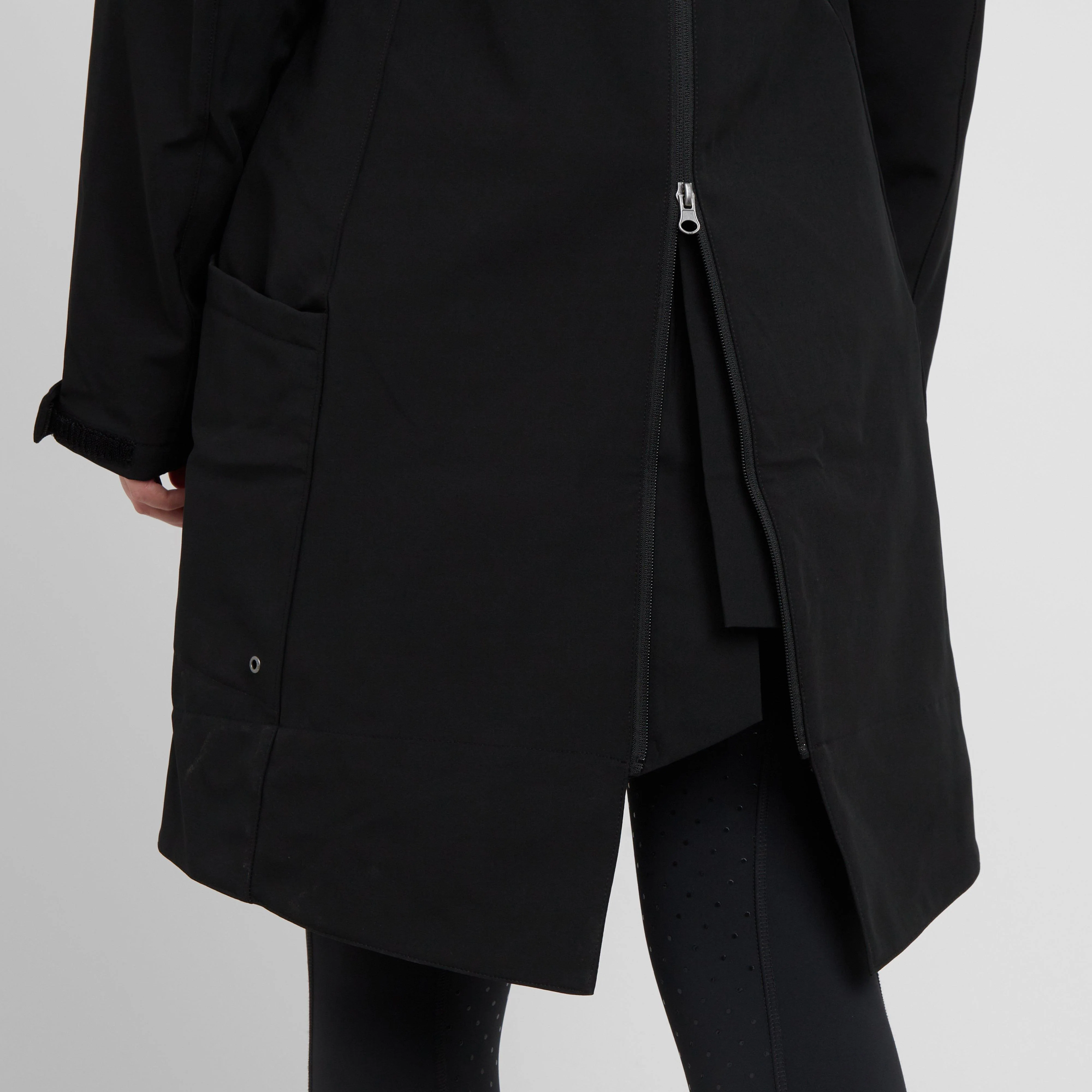 Womens Stella Softshell Parka Black - Image 12