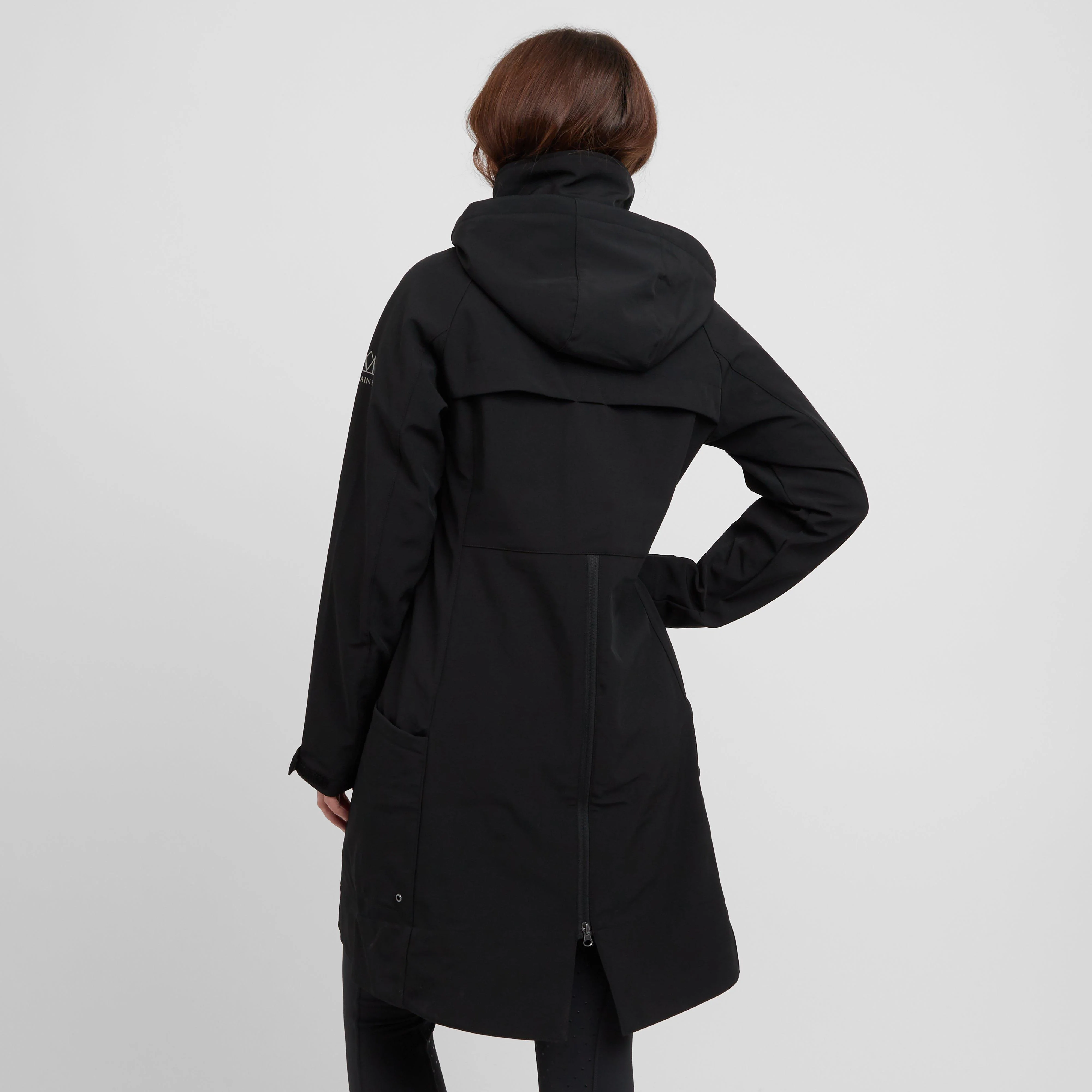 Womens Stella Softshell Parka Black - Image 2