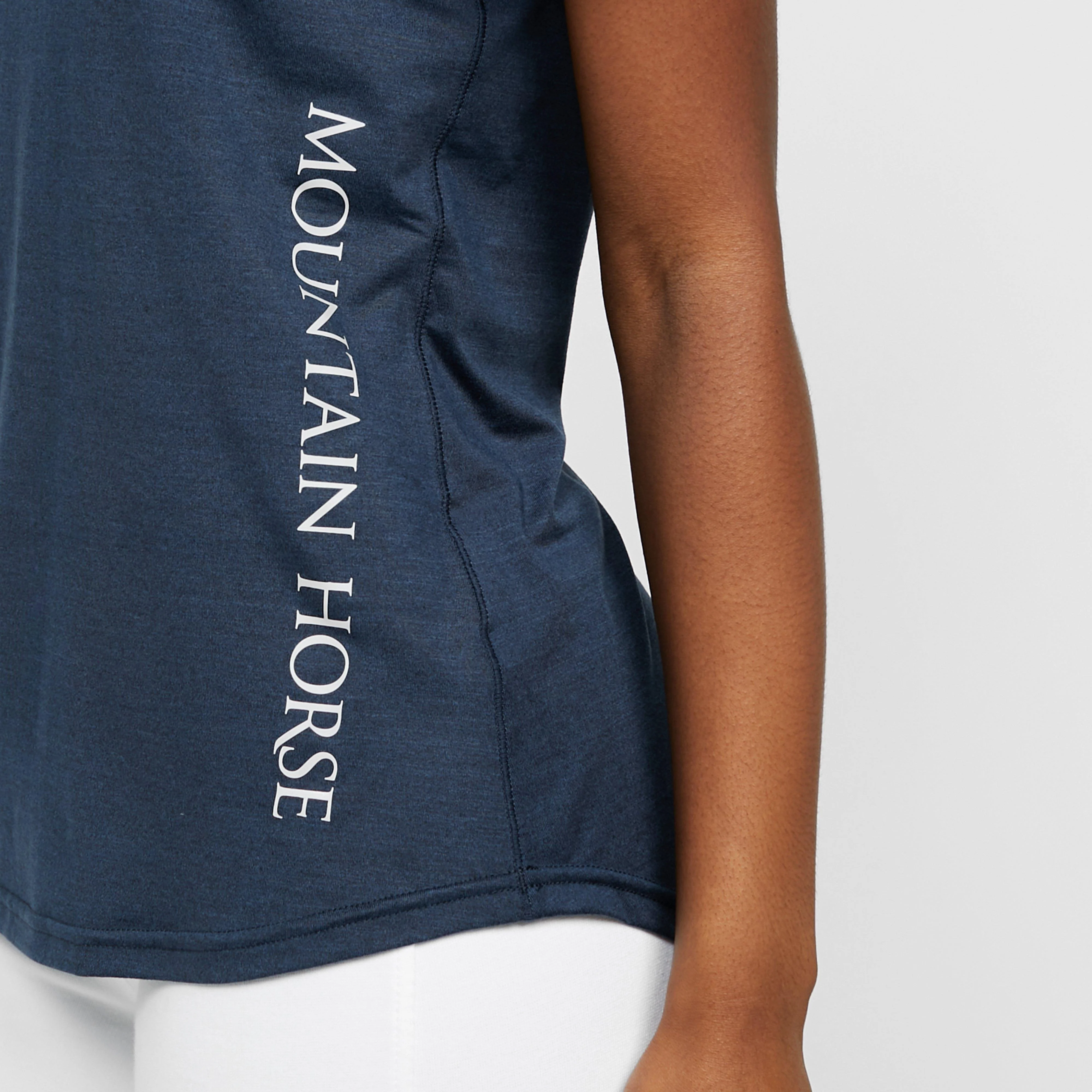 Womens Tyra Tech Top Navy - Image 5