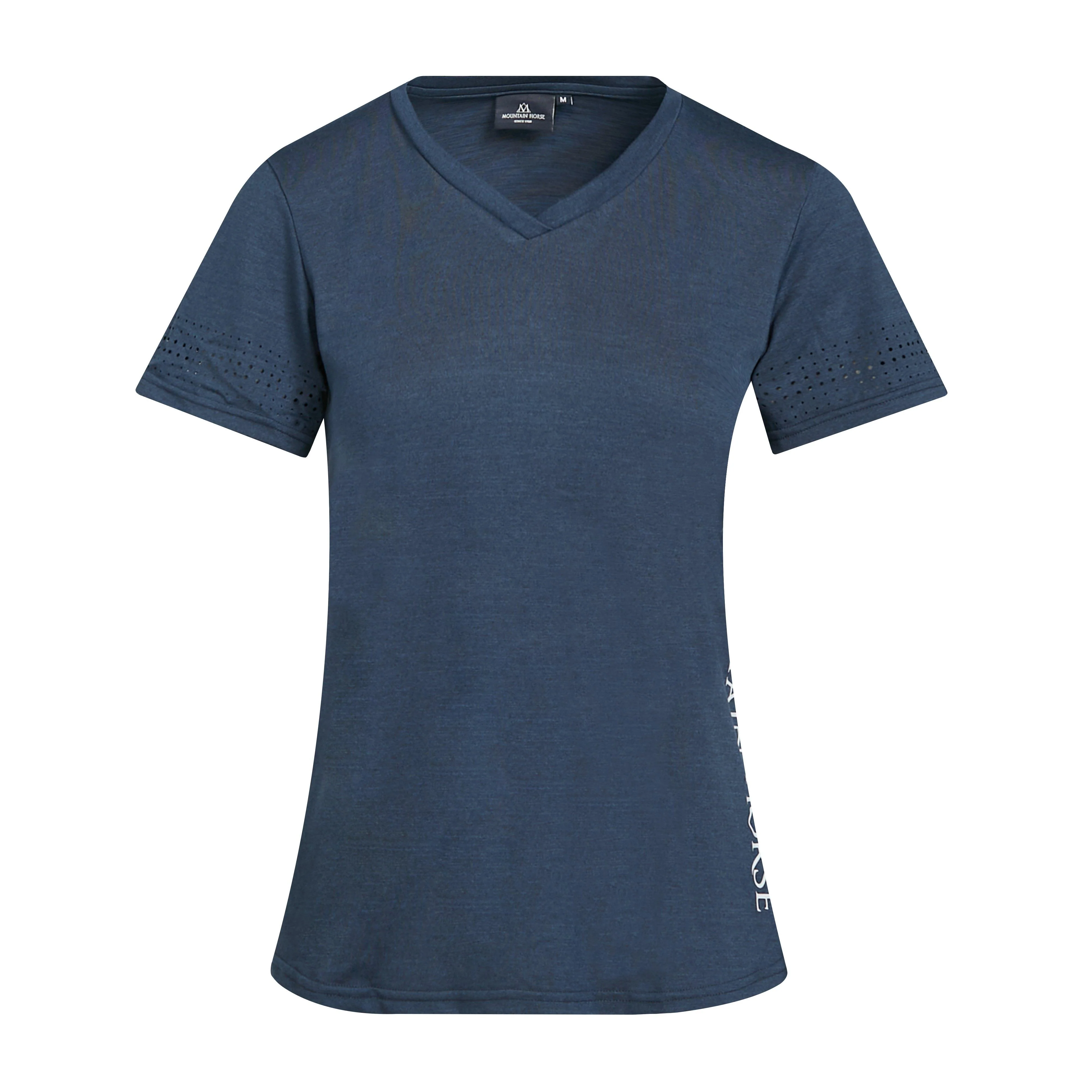 Womens Tyra Tech Top Navy - Image 6
