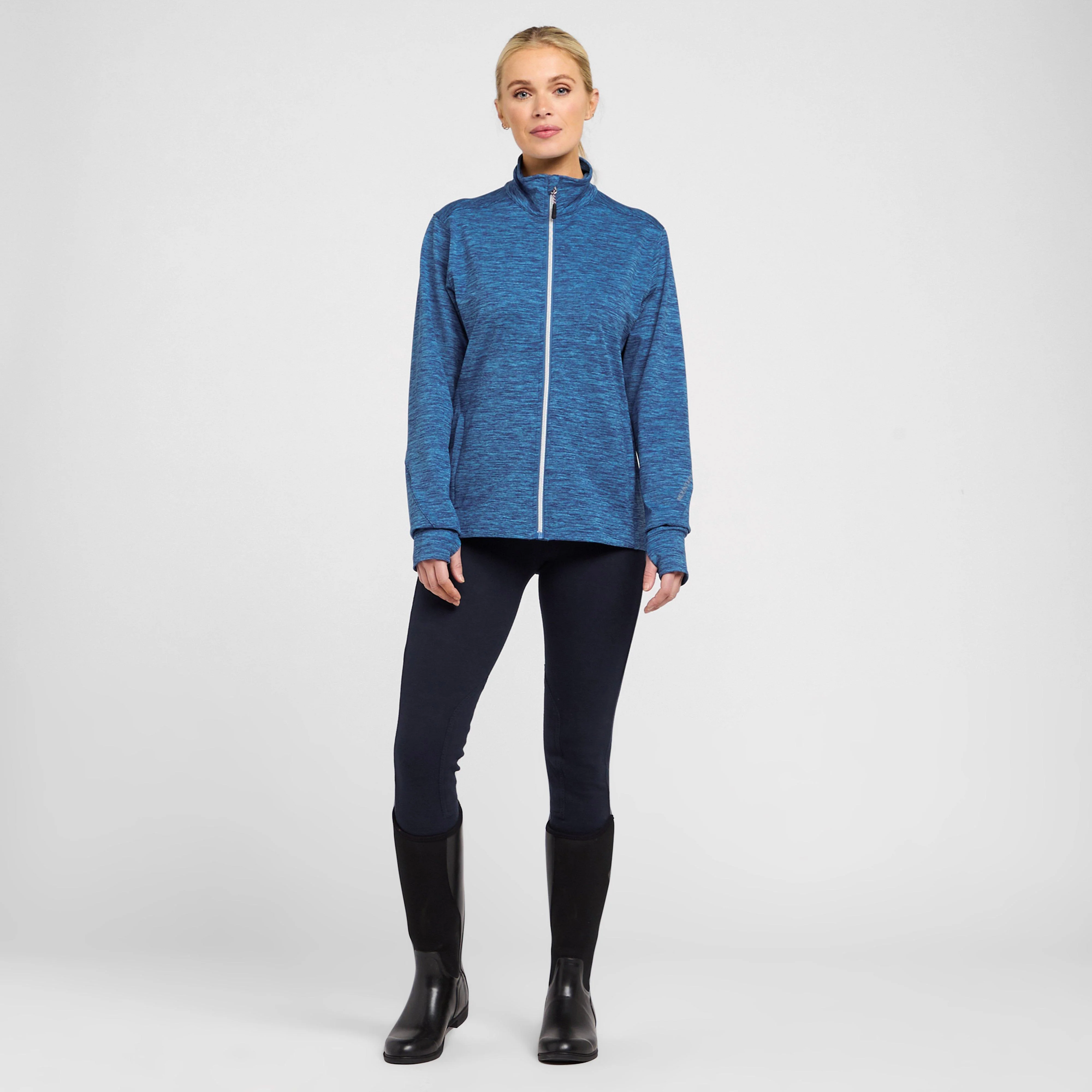 Womens Unfiy Technical Fleece Blue - Image 3