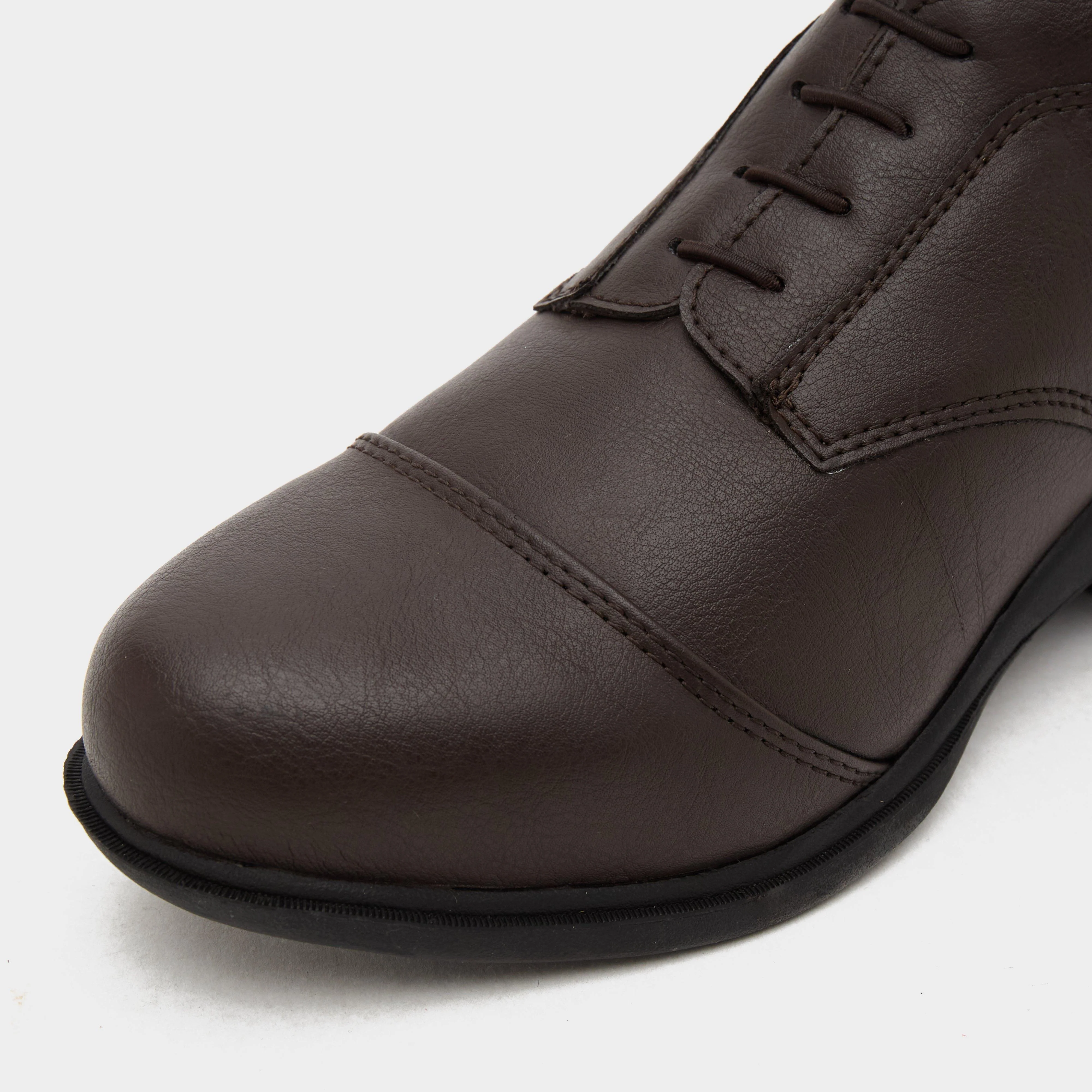 Womens Veganza Long Riding Boots Brown - Image 4