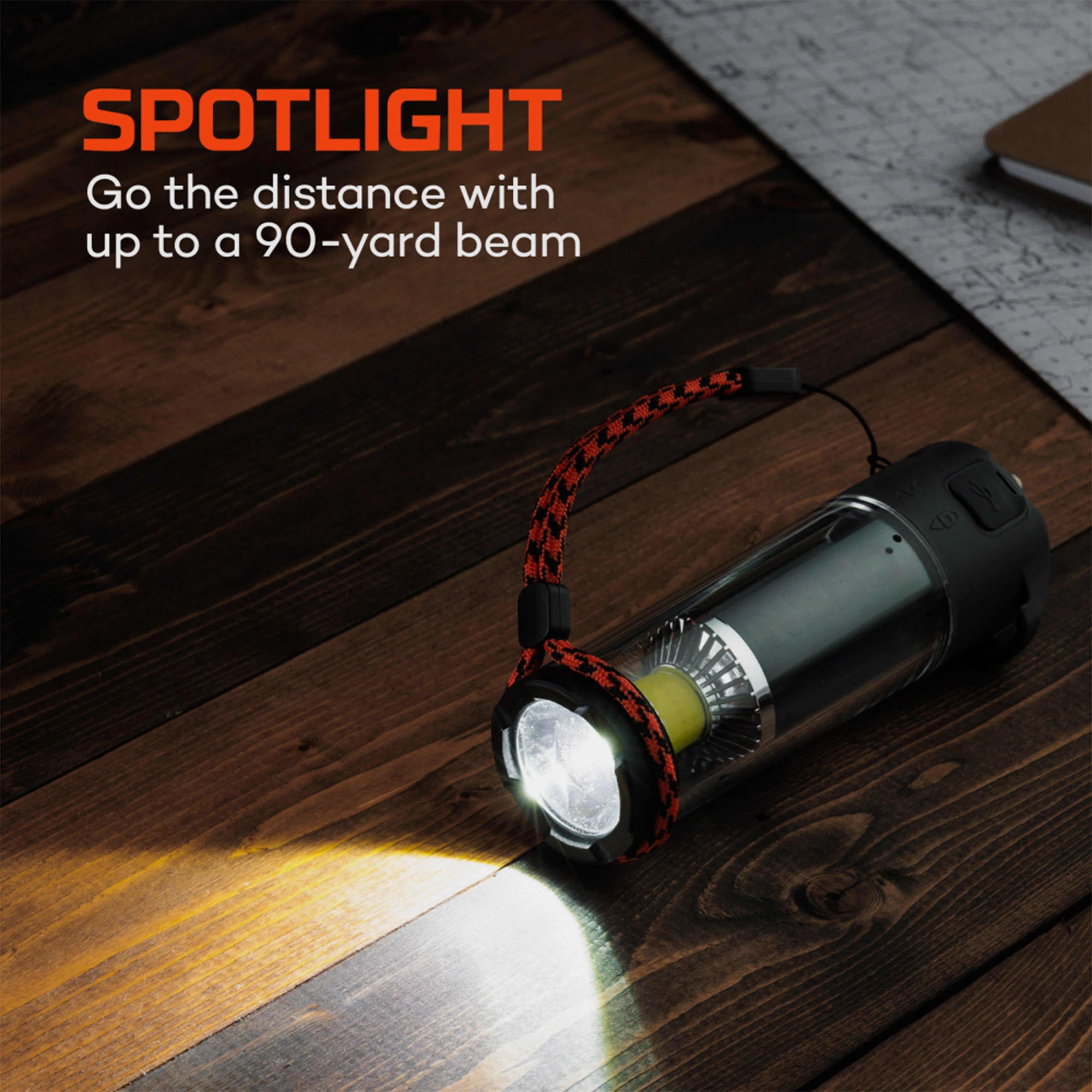 Tempest 500 Rechargeable Lantern Black - Image 4