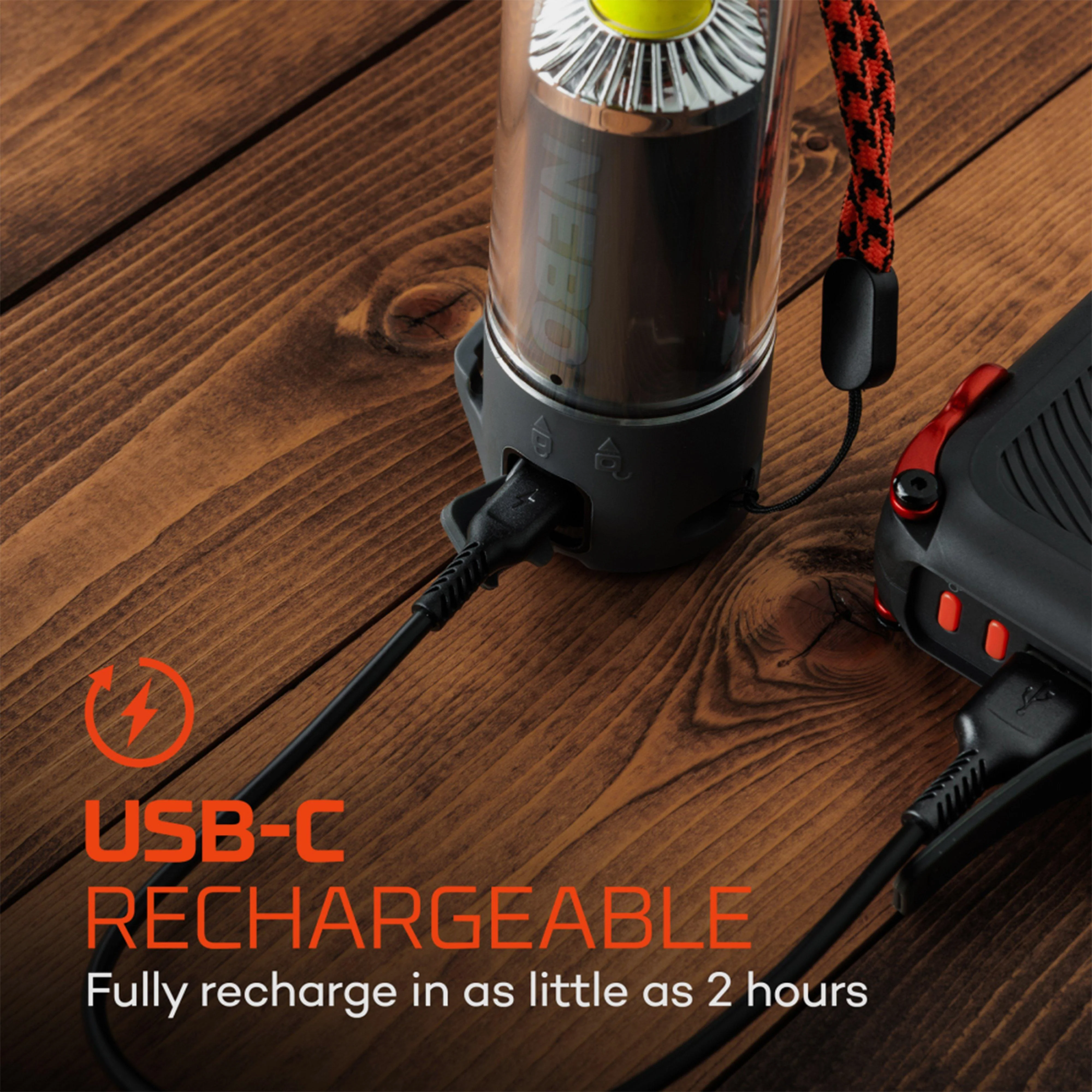 Tempest 500 Rechargeable Lantern Black - Image 7