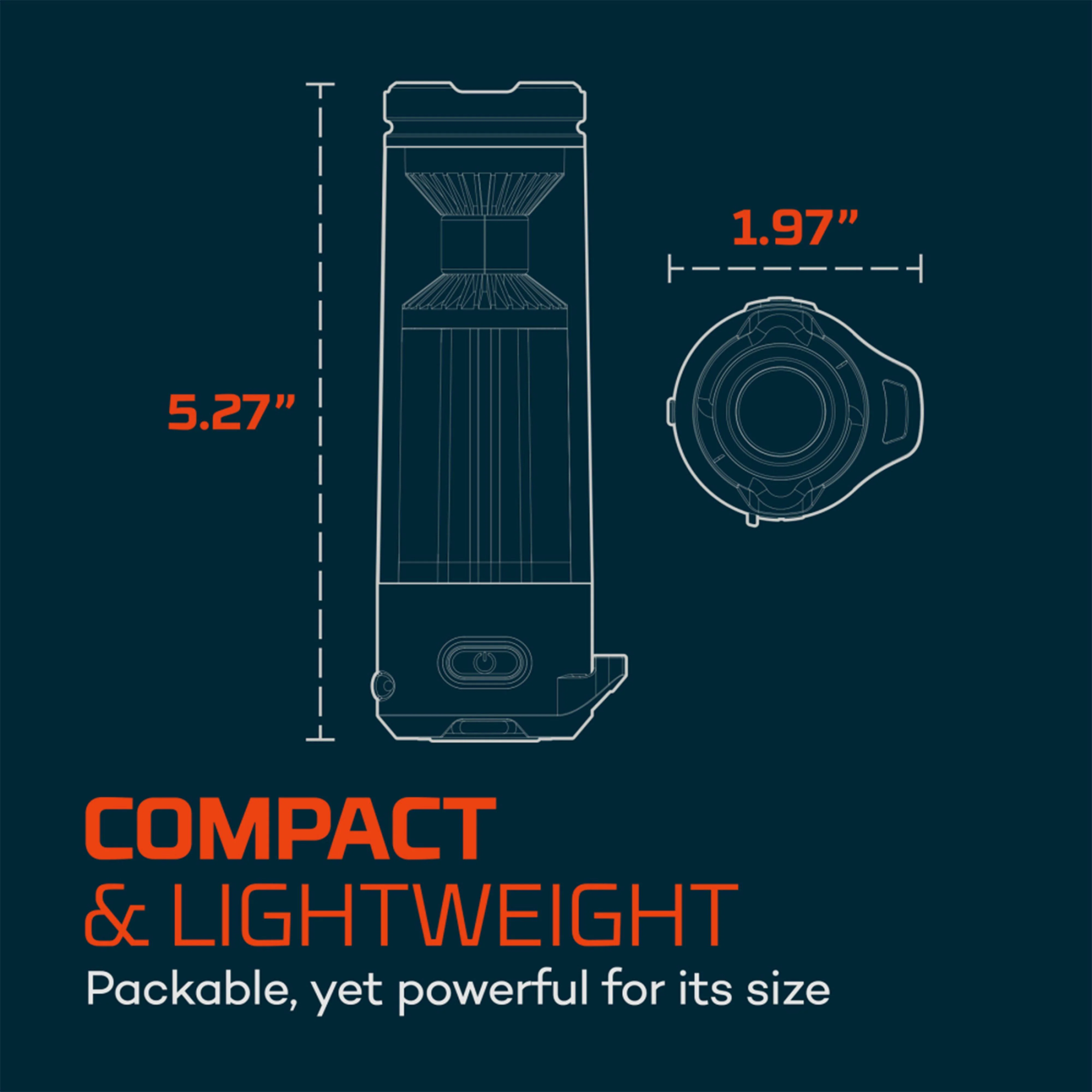 Tempest 500 Rechargeable Lantern Black - Image 8