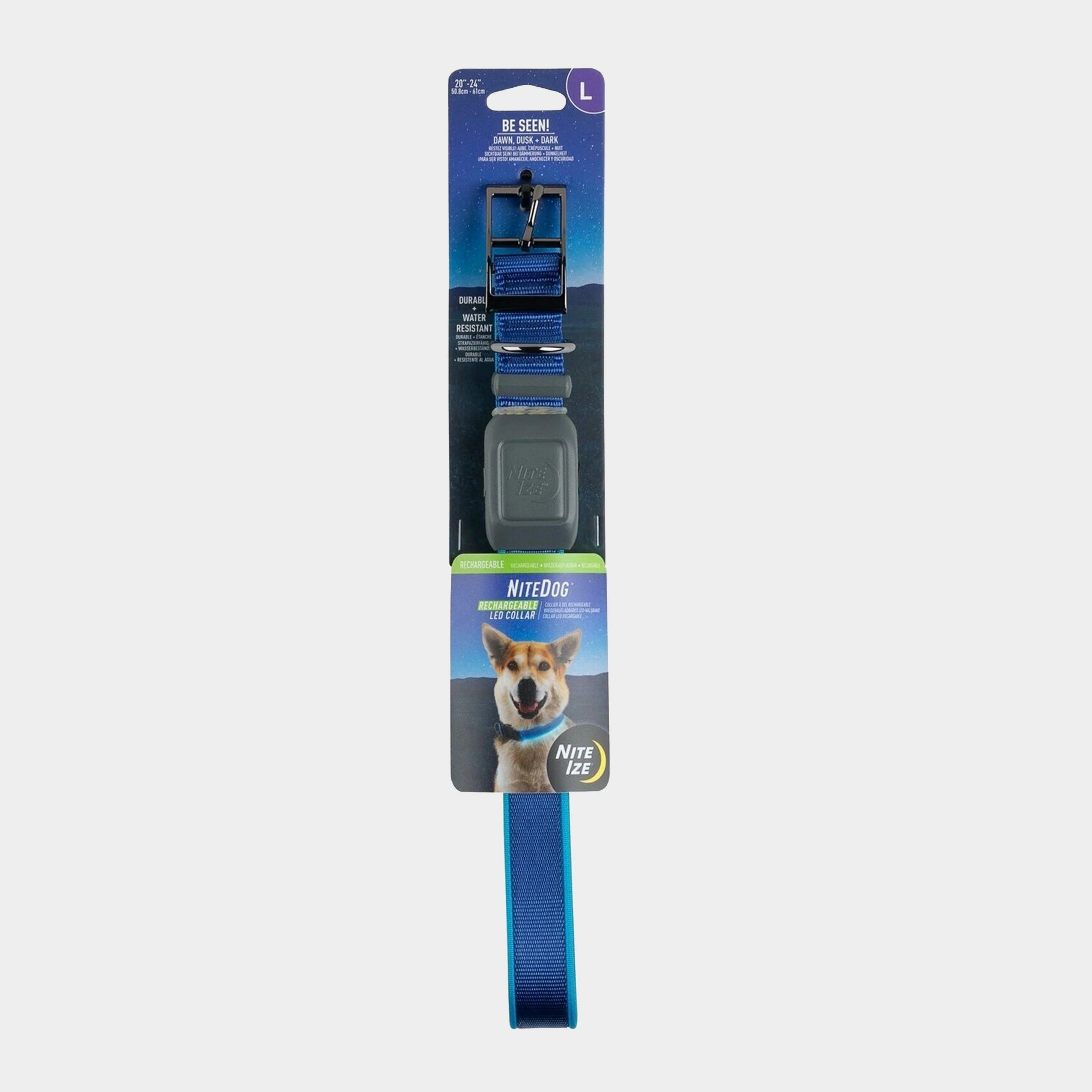 Nitedog® LED Rechargeable Collar Blue Large - Image 7