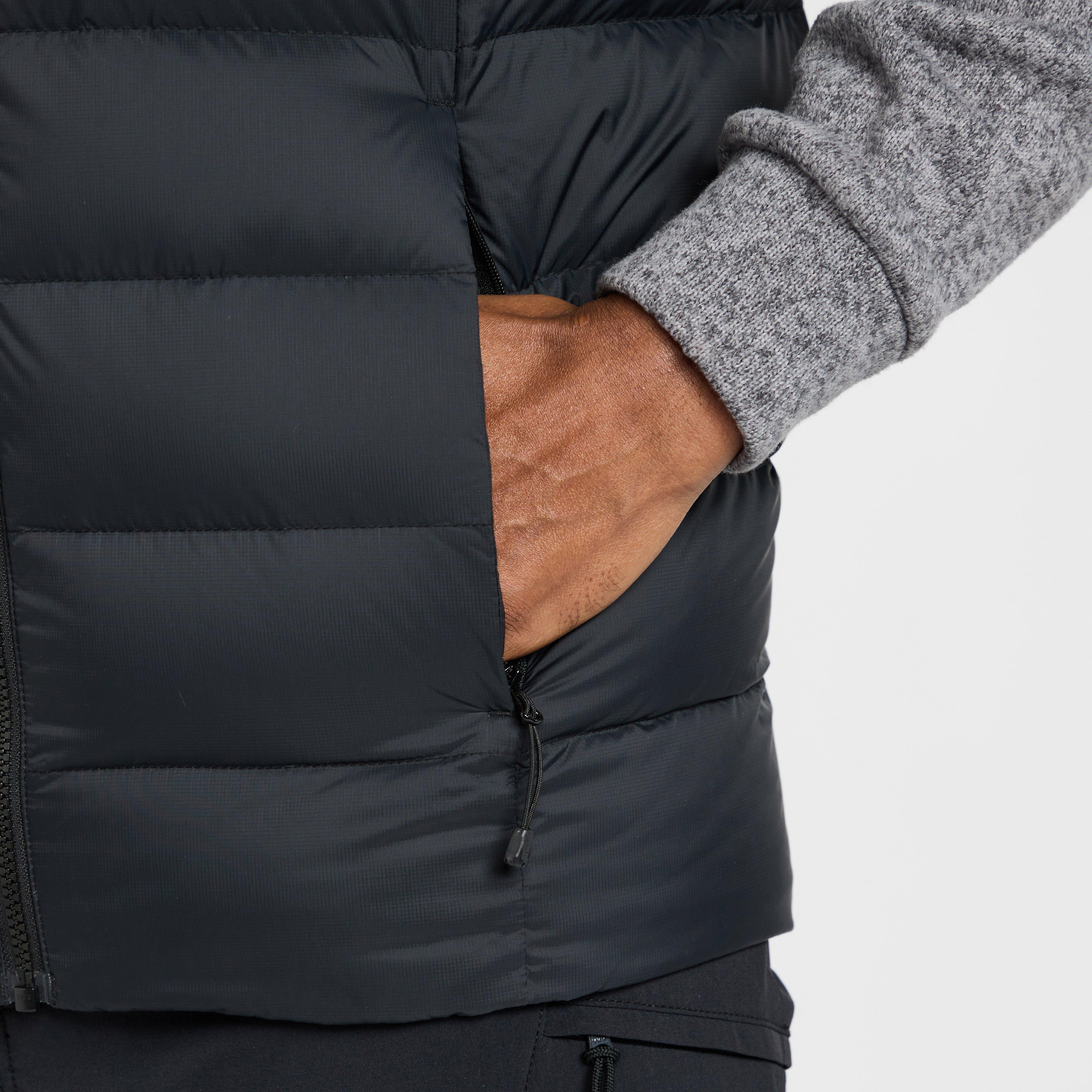 Mens Tech Down Gilet Black - Image 6