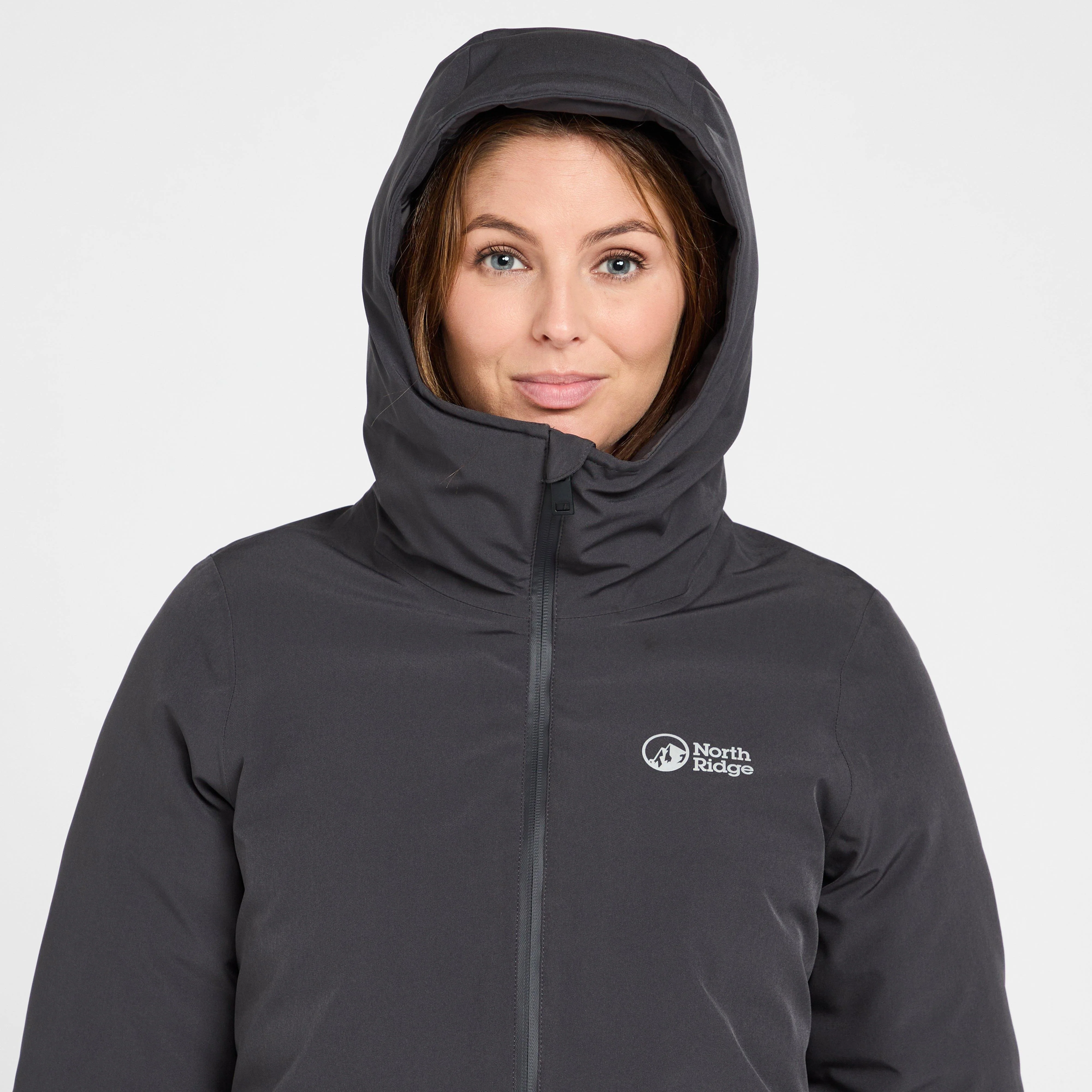 Womens Latitude Parka Grey - Image 4