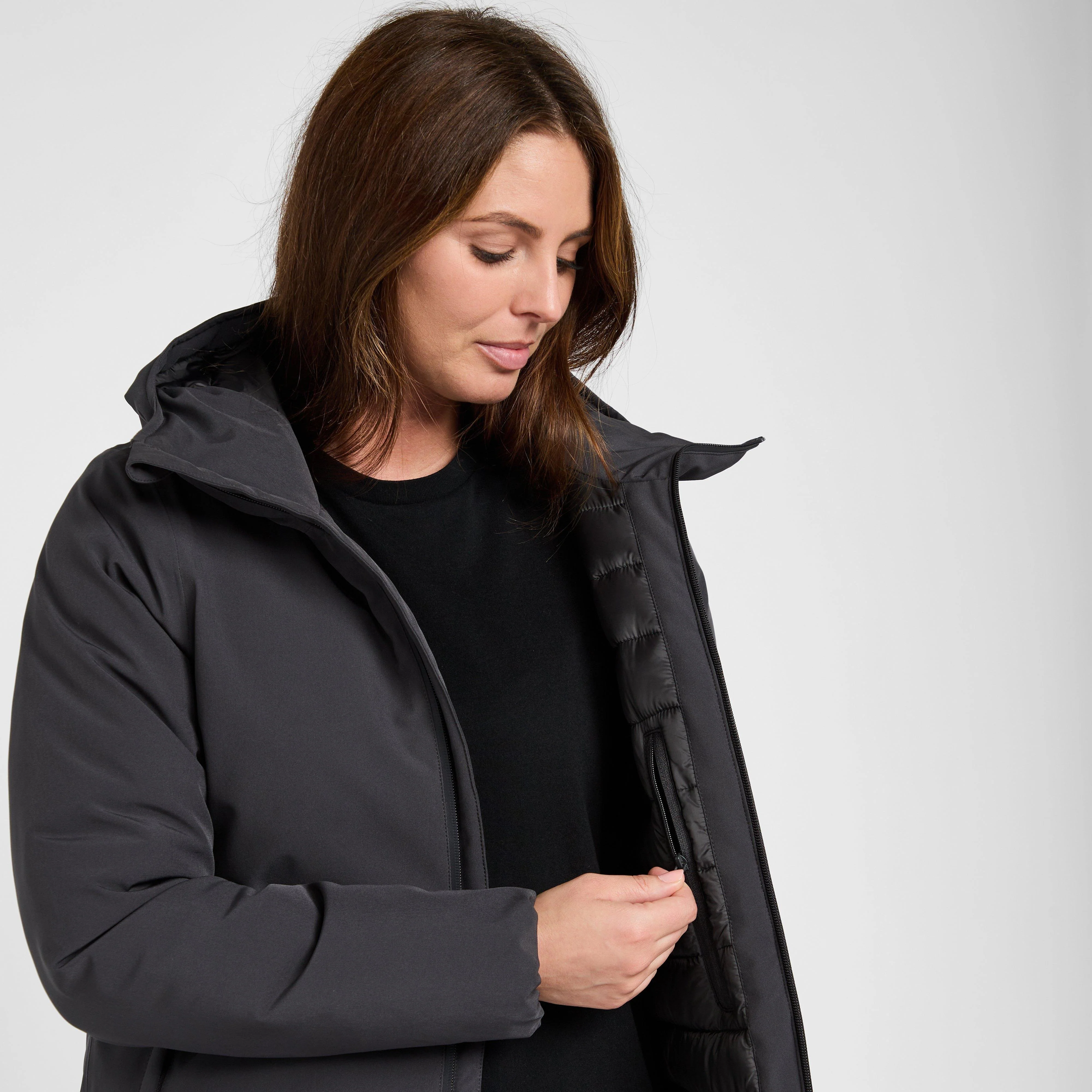 Womens Latitude Parka Grey - Image 7