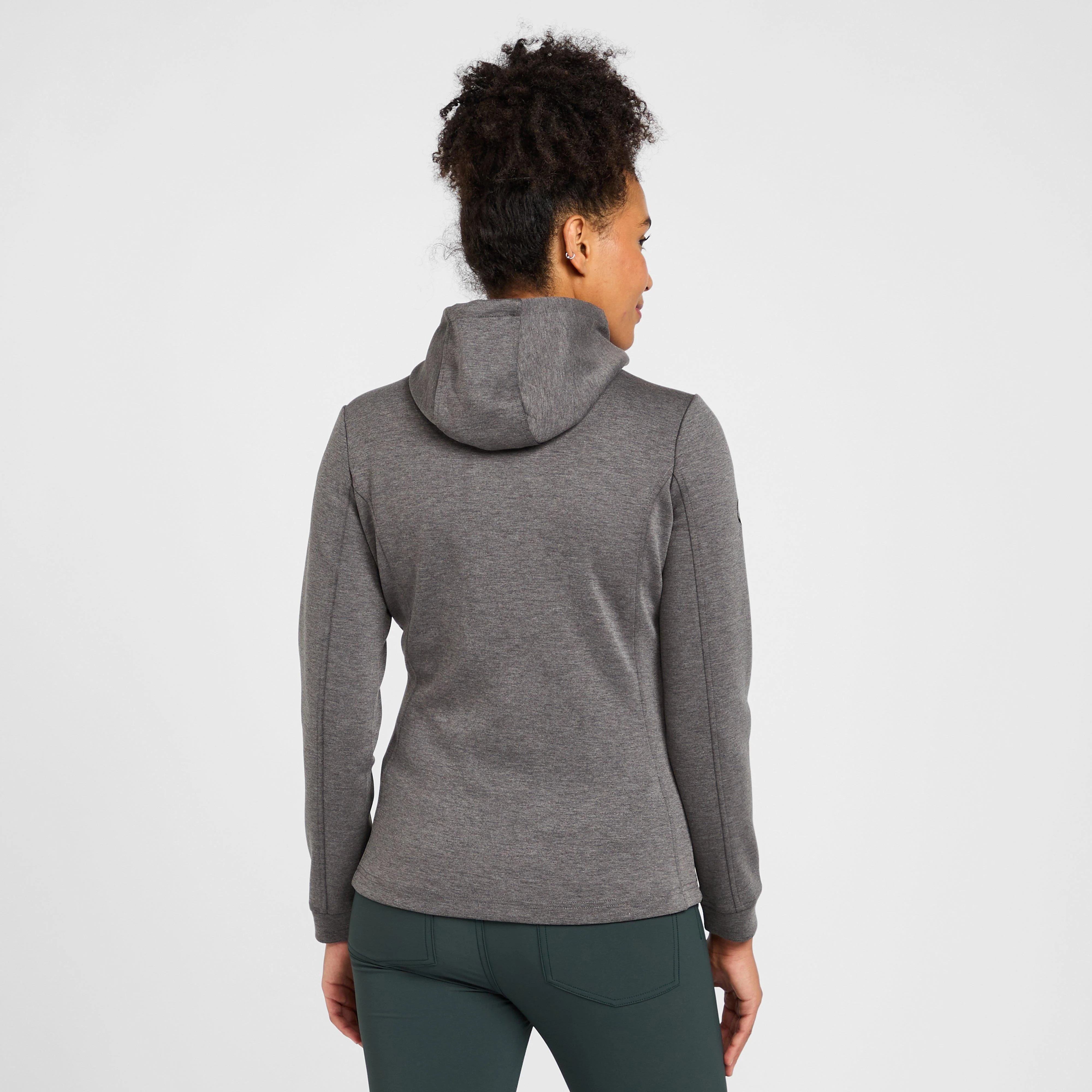 Womens View Full Zip Hoodie Graphite - Image 2