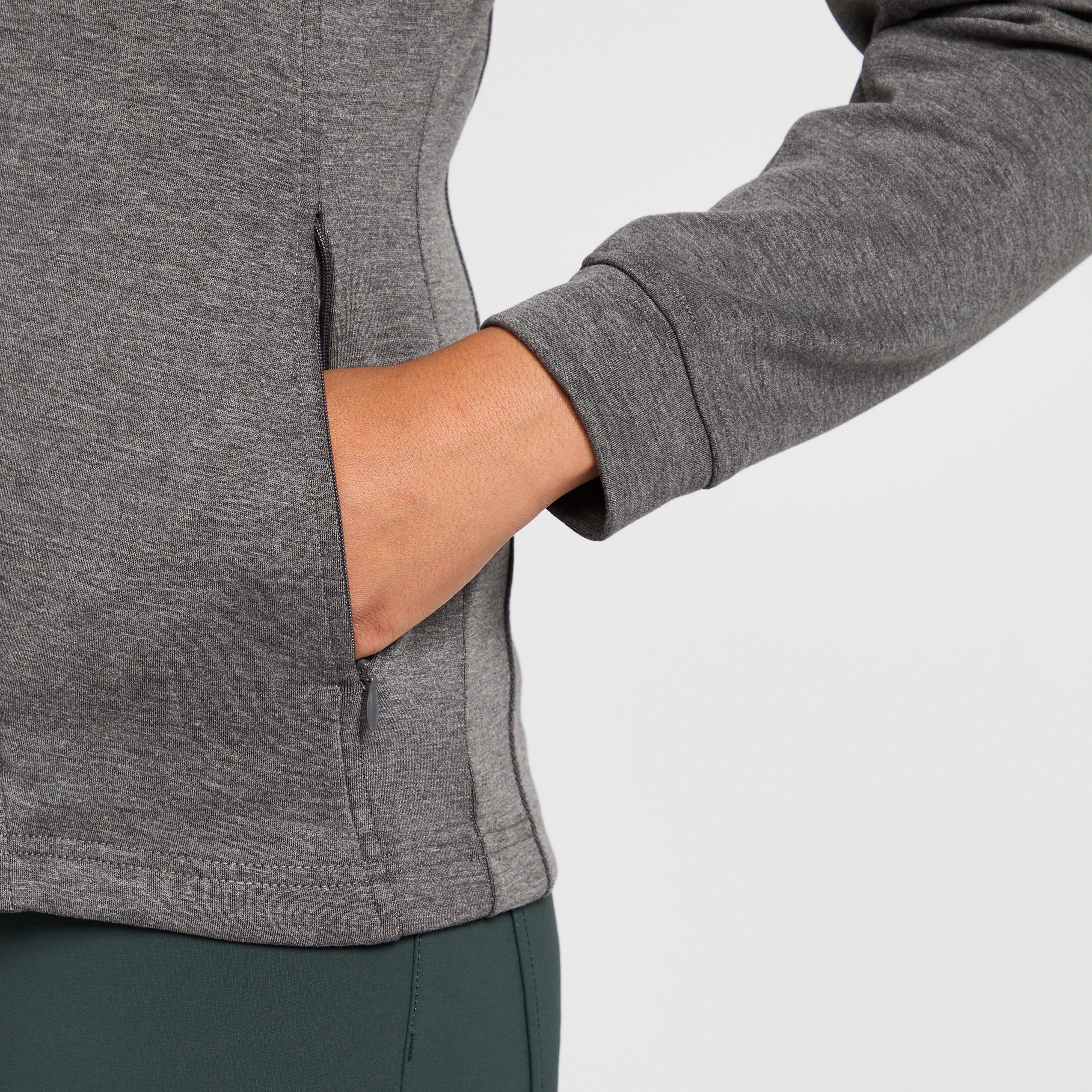 Womens View Full Zip Hoodie Graphite - Image 5