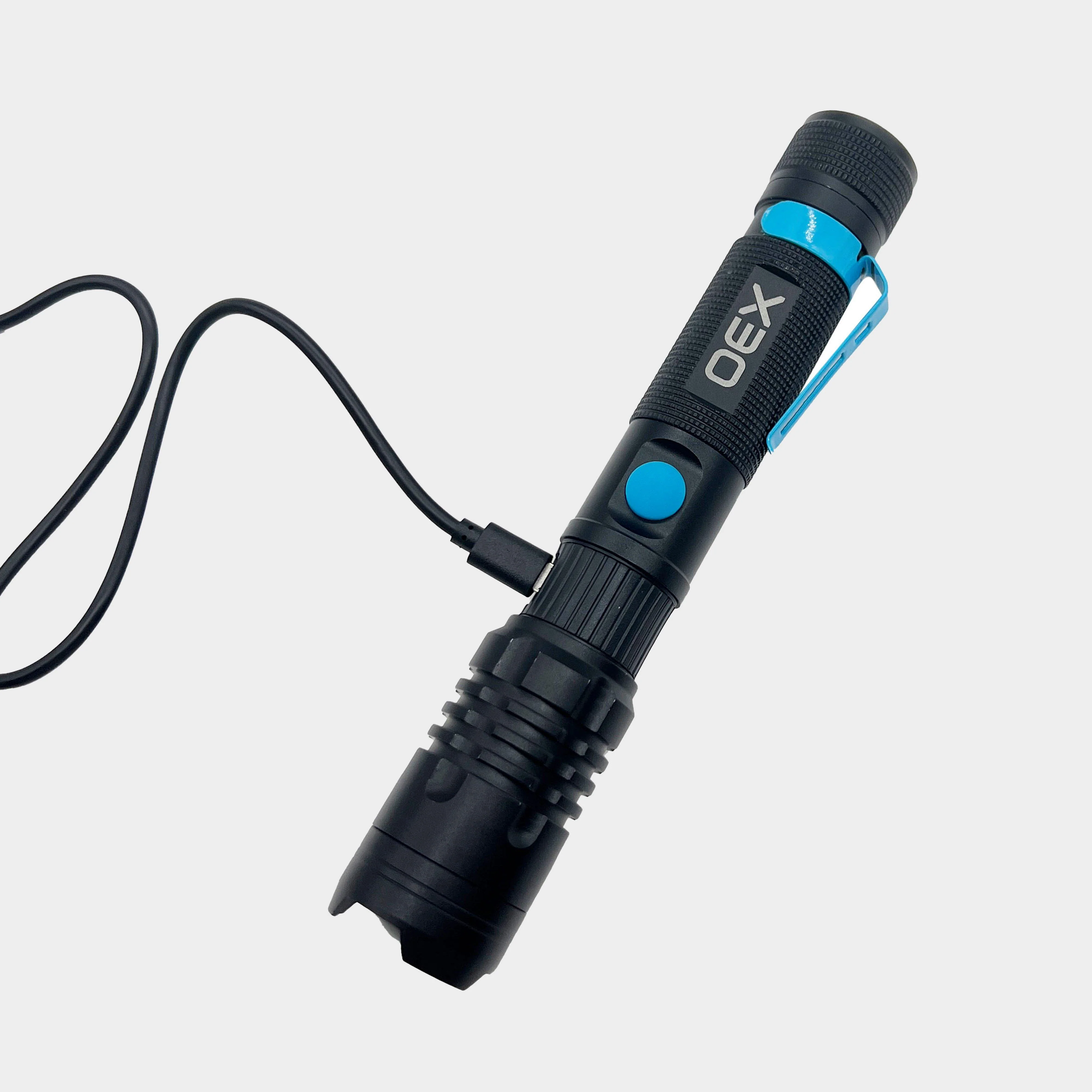 1000L Rechargeable Torch Black - Image 4