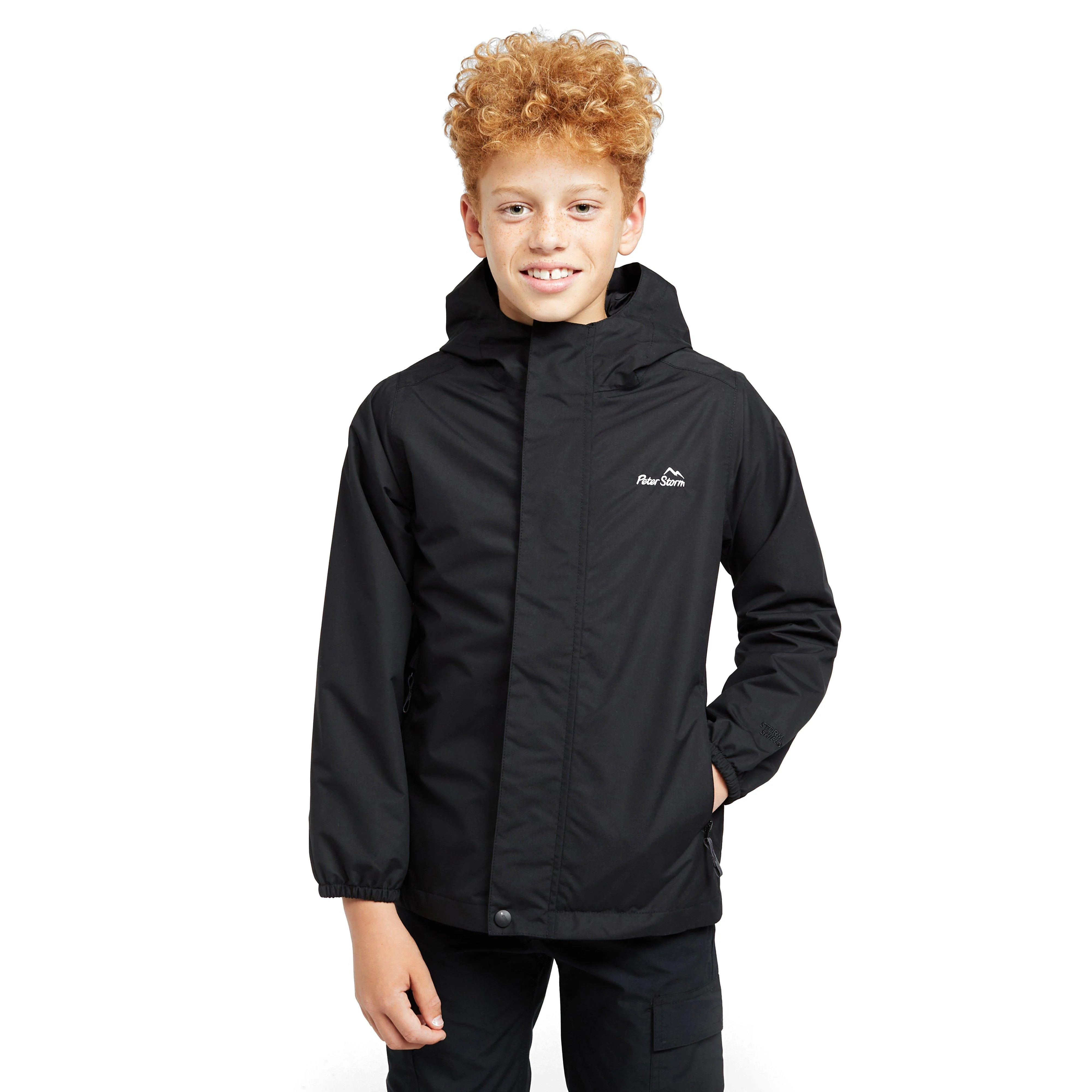 Kids Everyday Waterproof Jacket Black - Image 8