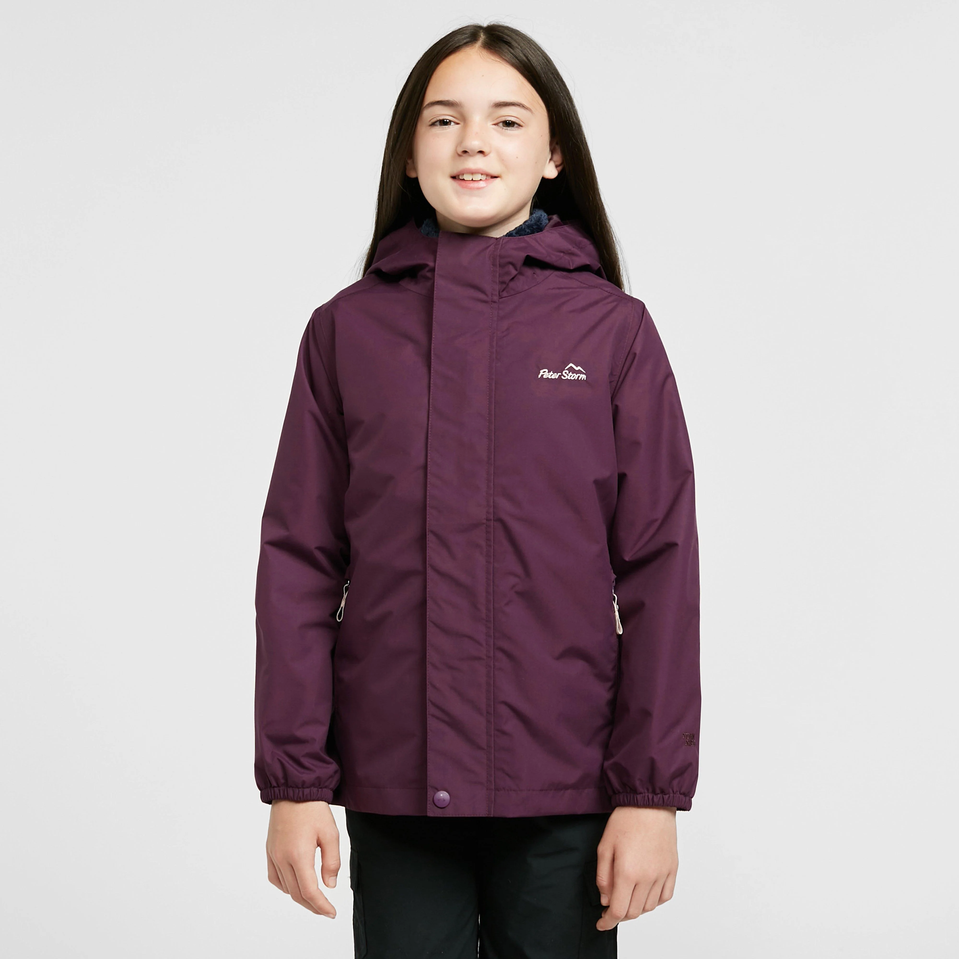 Kids Everyday Waterproof Jacket Purple