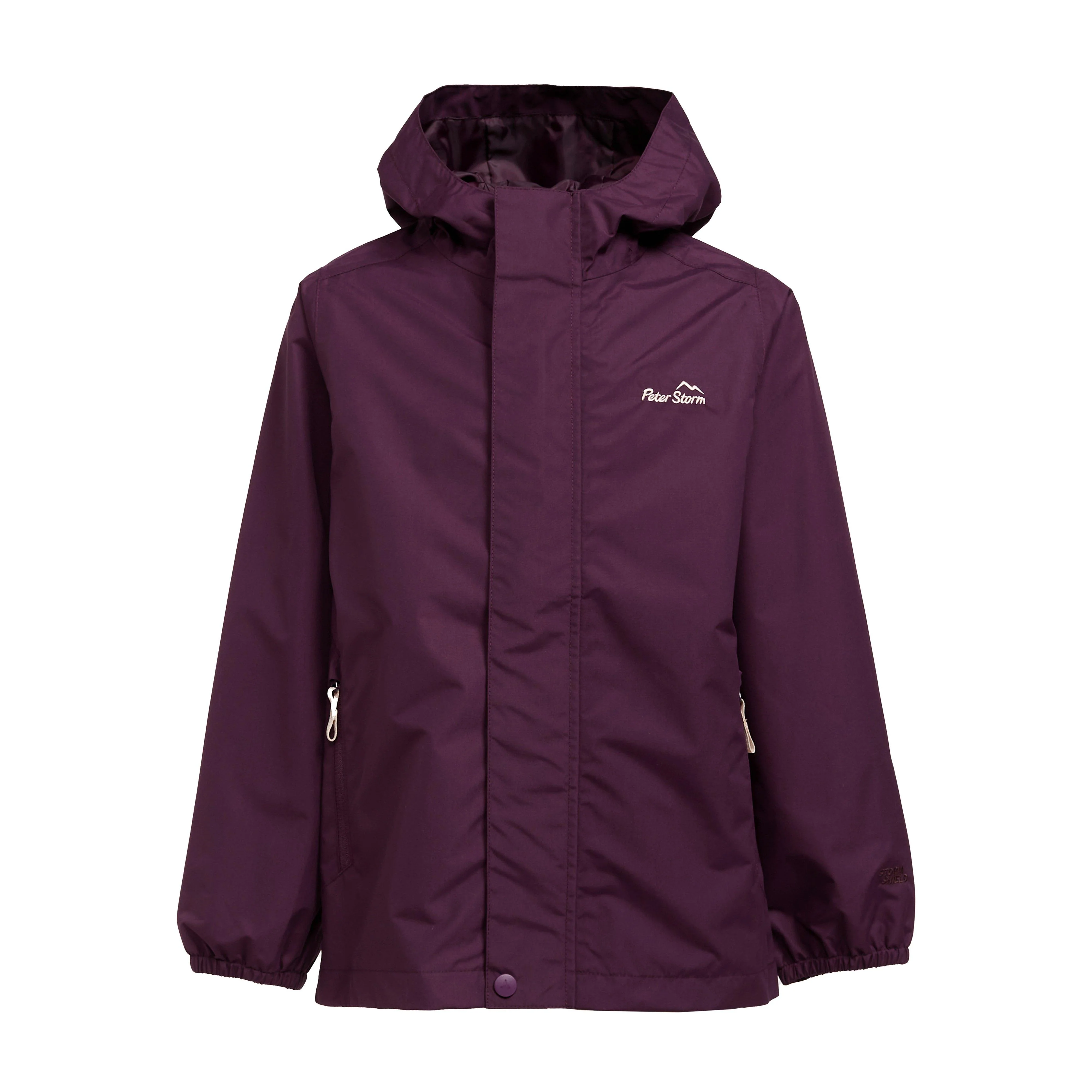 Kids Everyday Waterproof Jacket Purple - Image 6