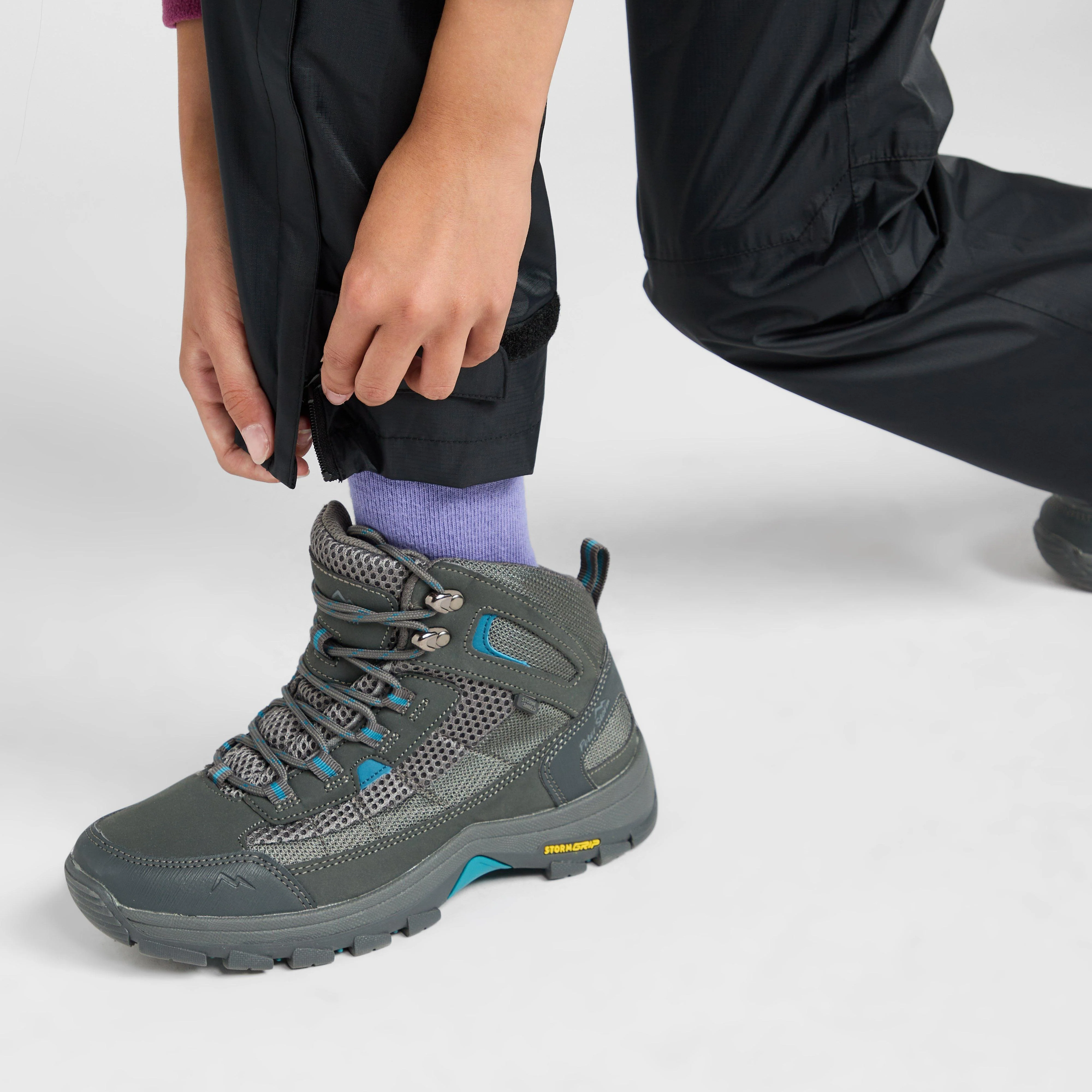 Kids Waterproof Overtrousers Black - Image 7