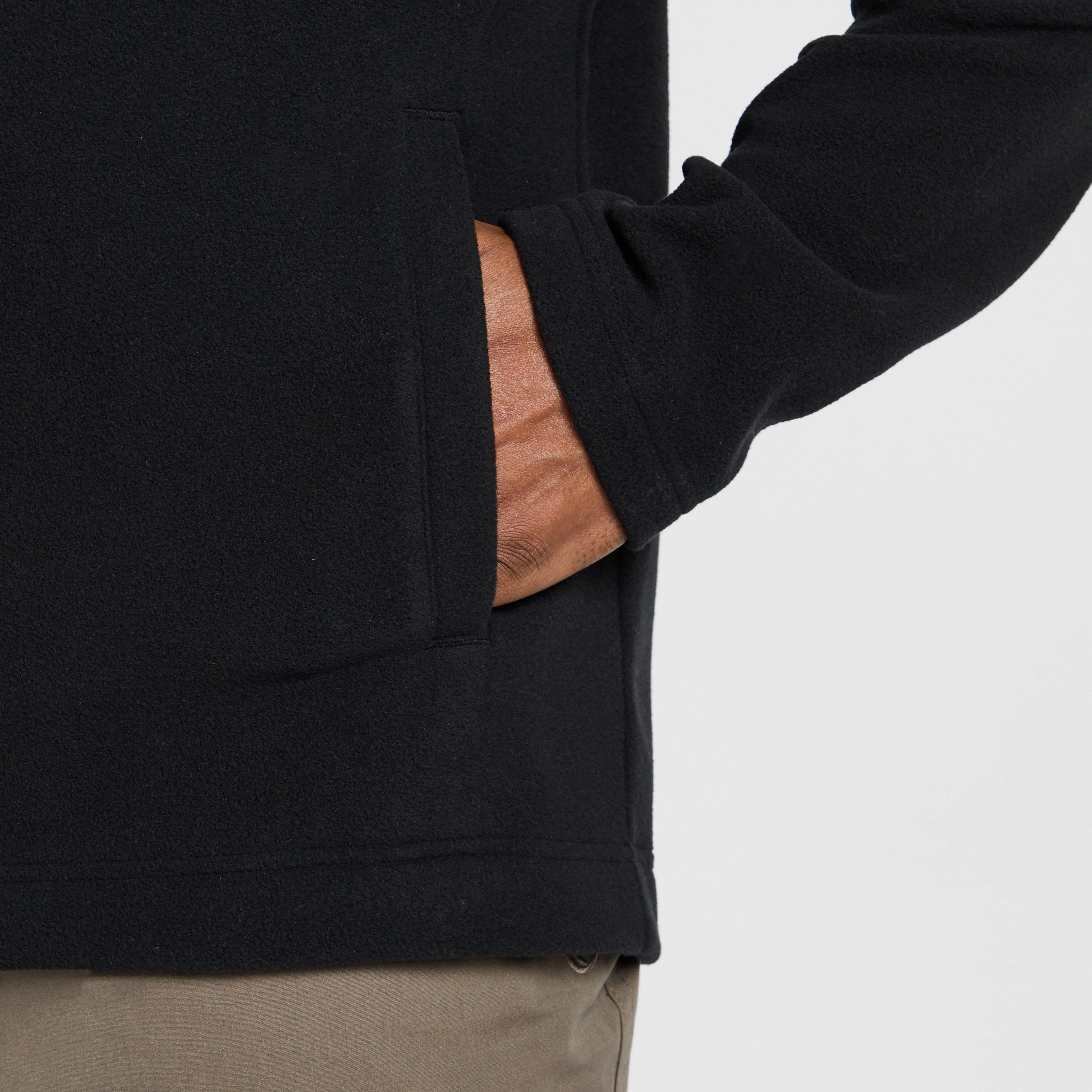 Mens Bracken Full Zip Fleece Black - Image 5
