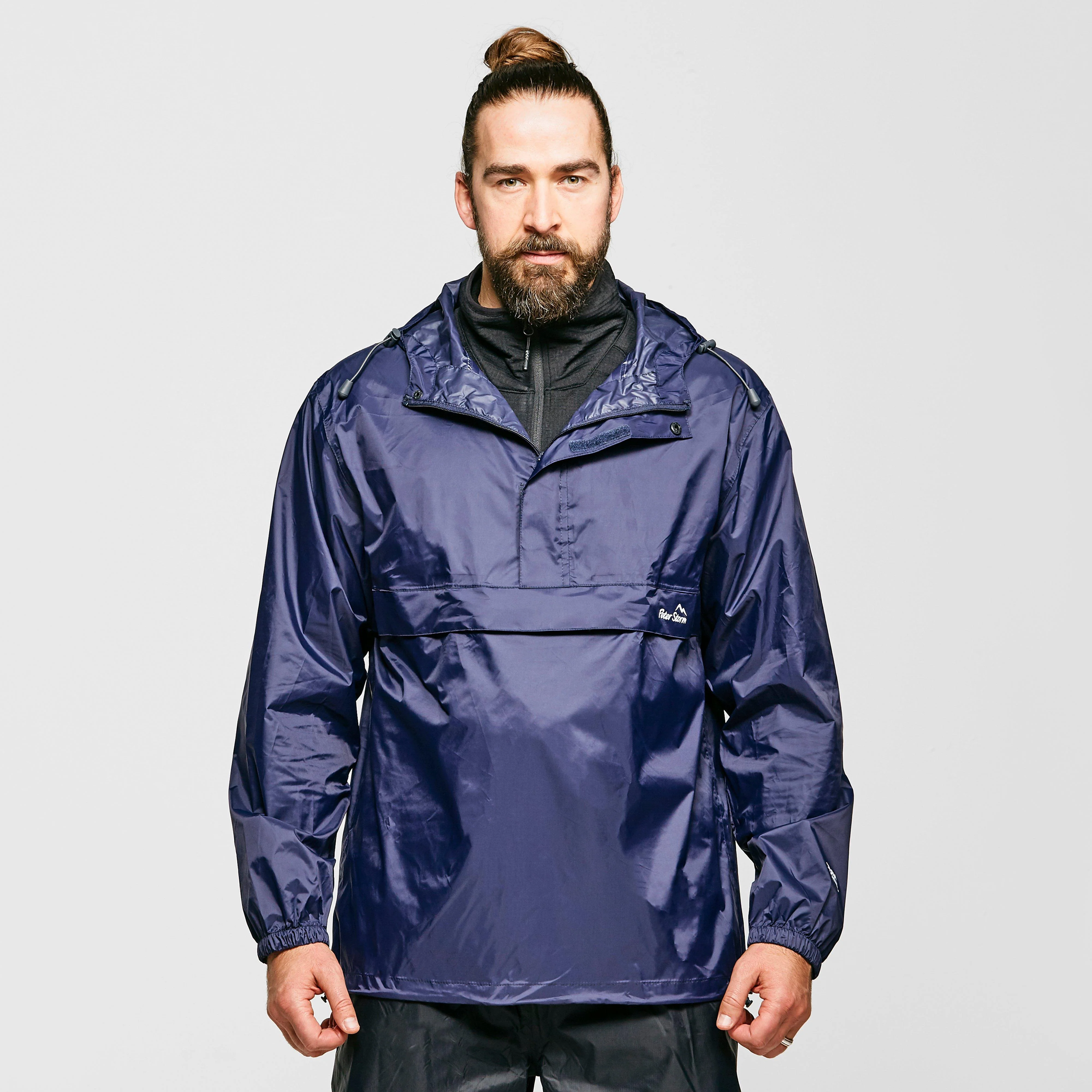 Mens Packable Cagoule Navy - Image 4