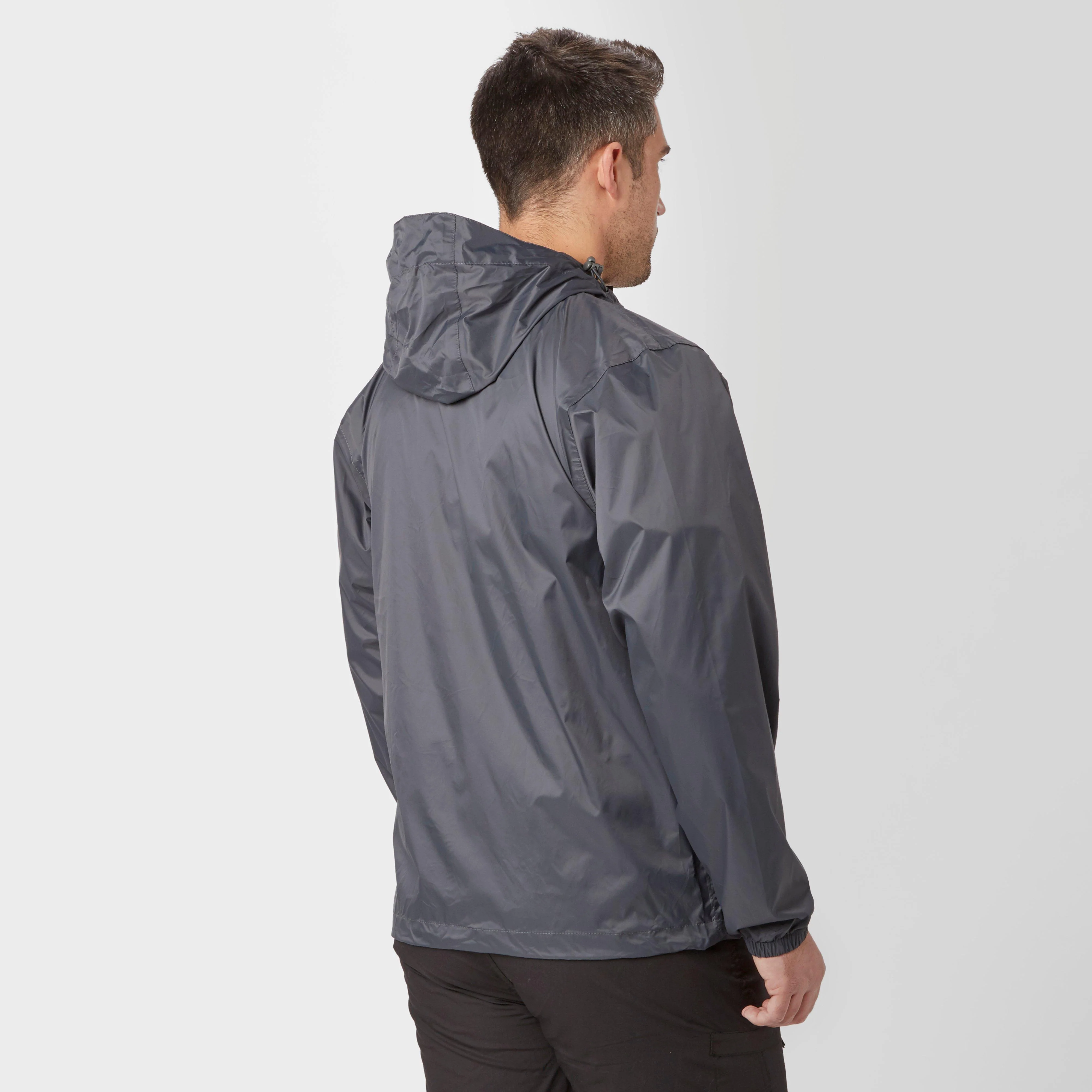 Mens Packable Jacket Grey - Image 2