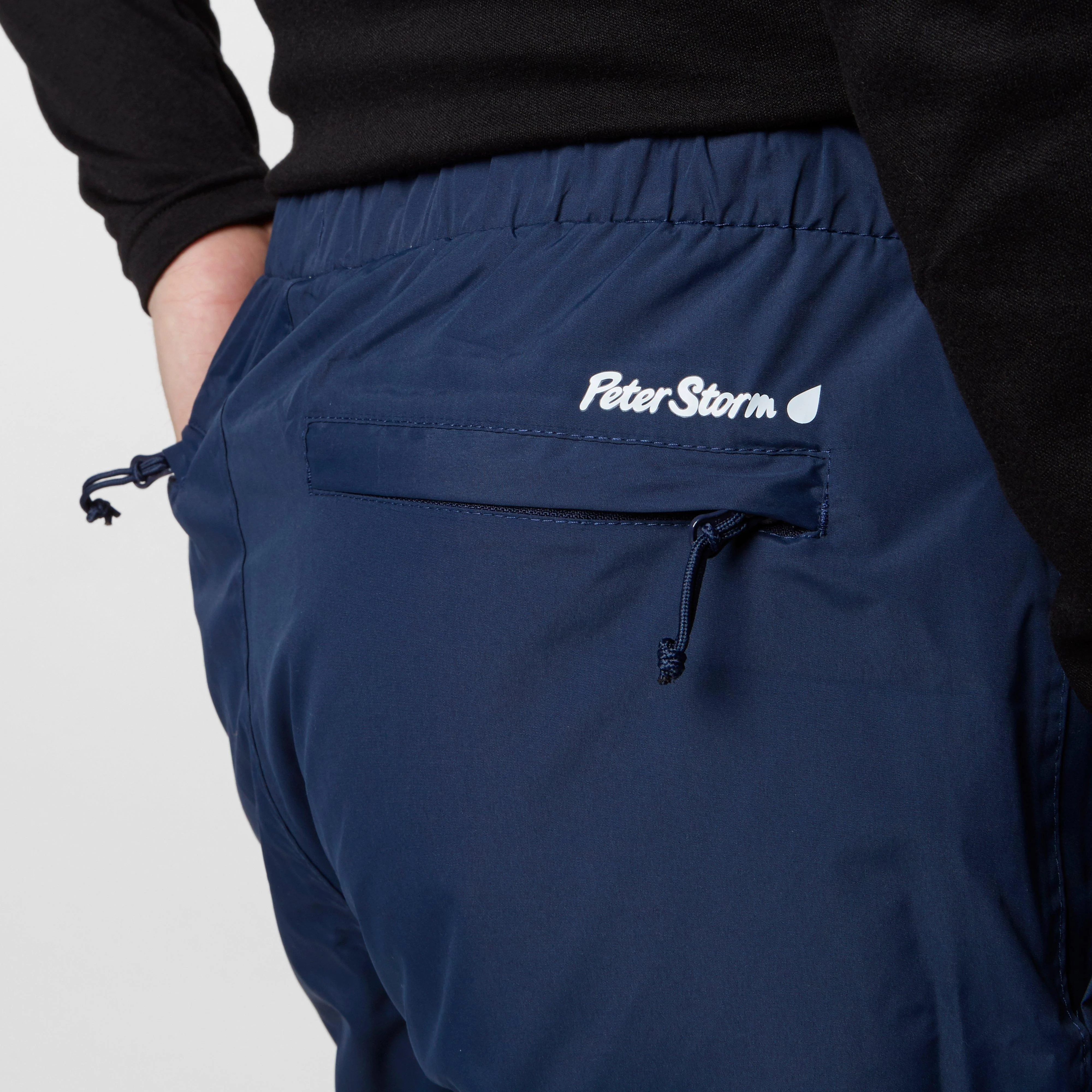 Mens Storm Waterproof Trousers Navy - Image 6
