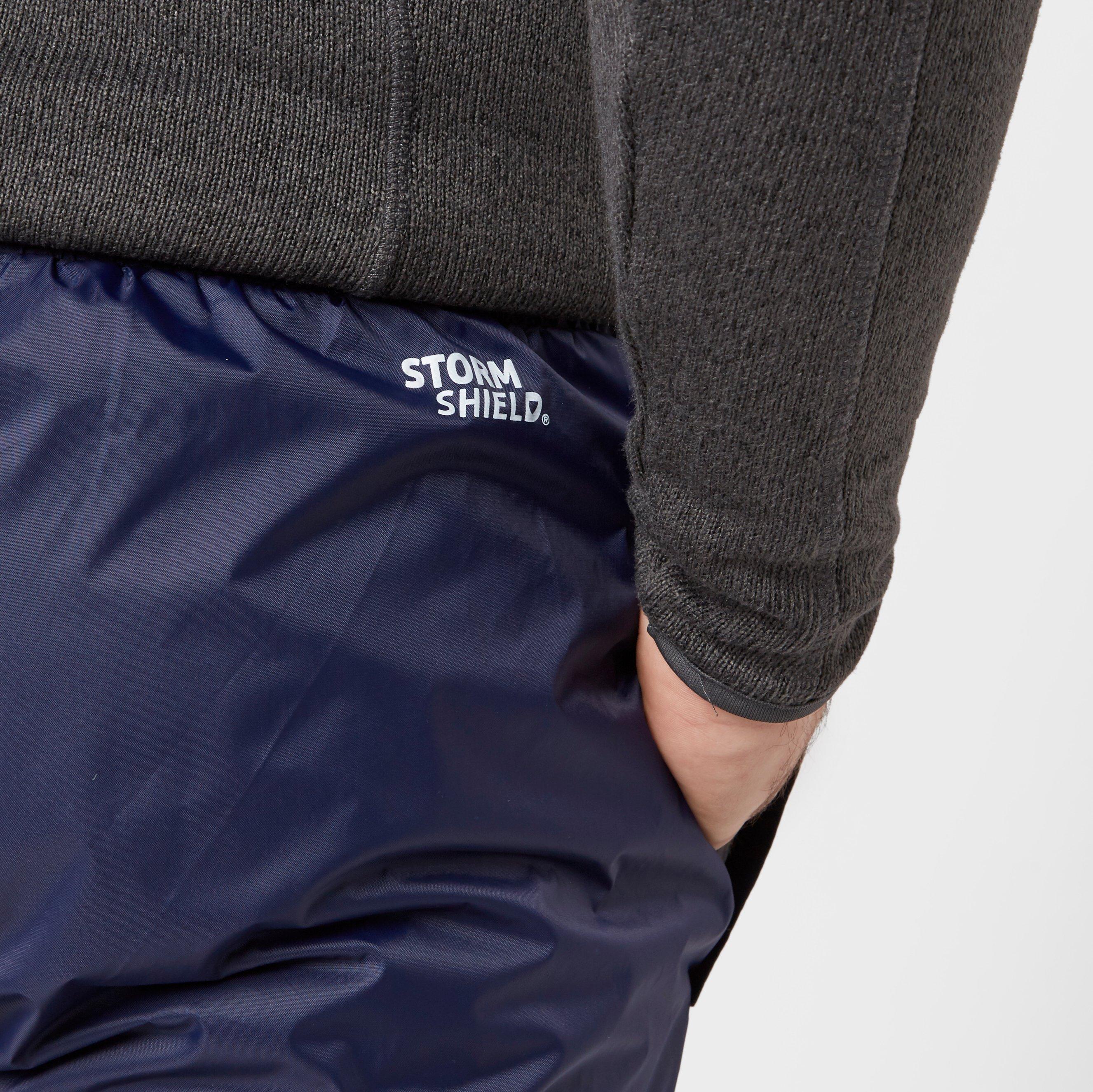 Mens Waterproof Packable Pants Navy - Image 6