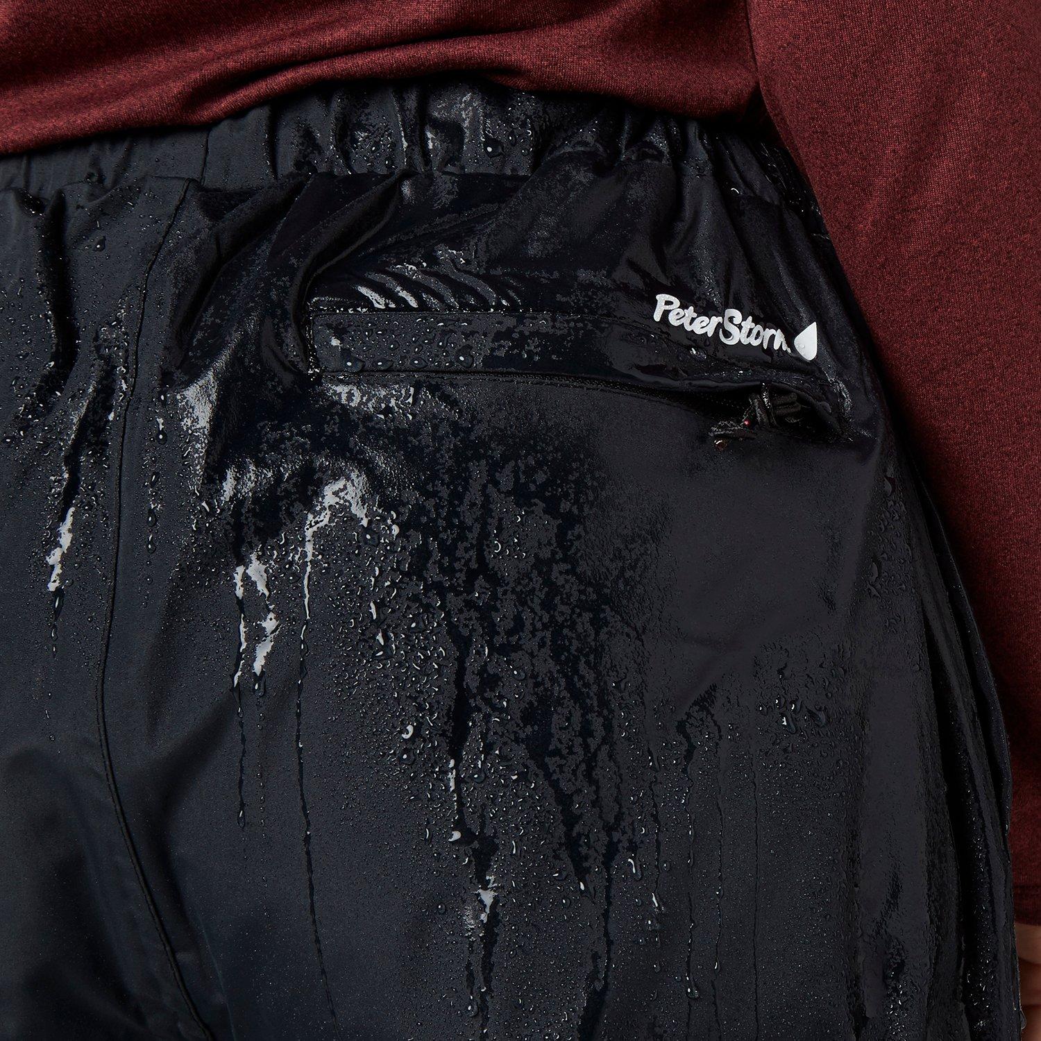 Womens Storm Waterproof Trousers Black - Image 7