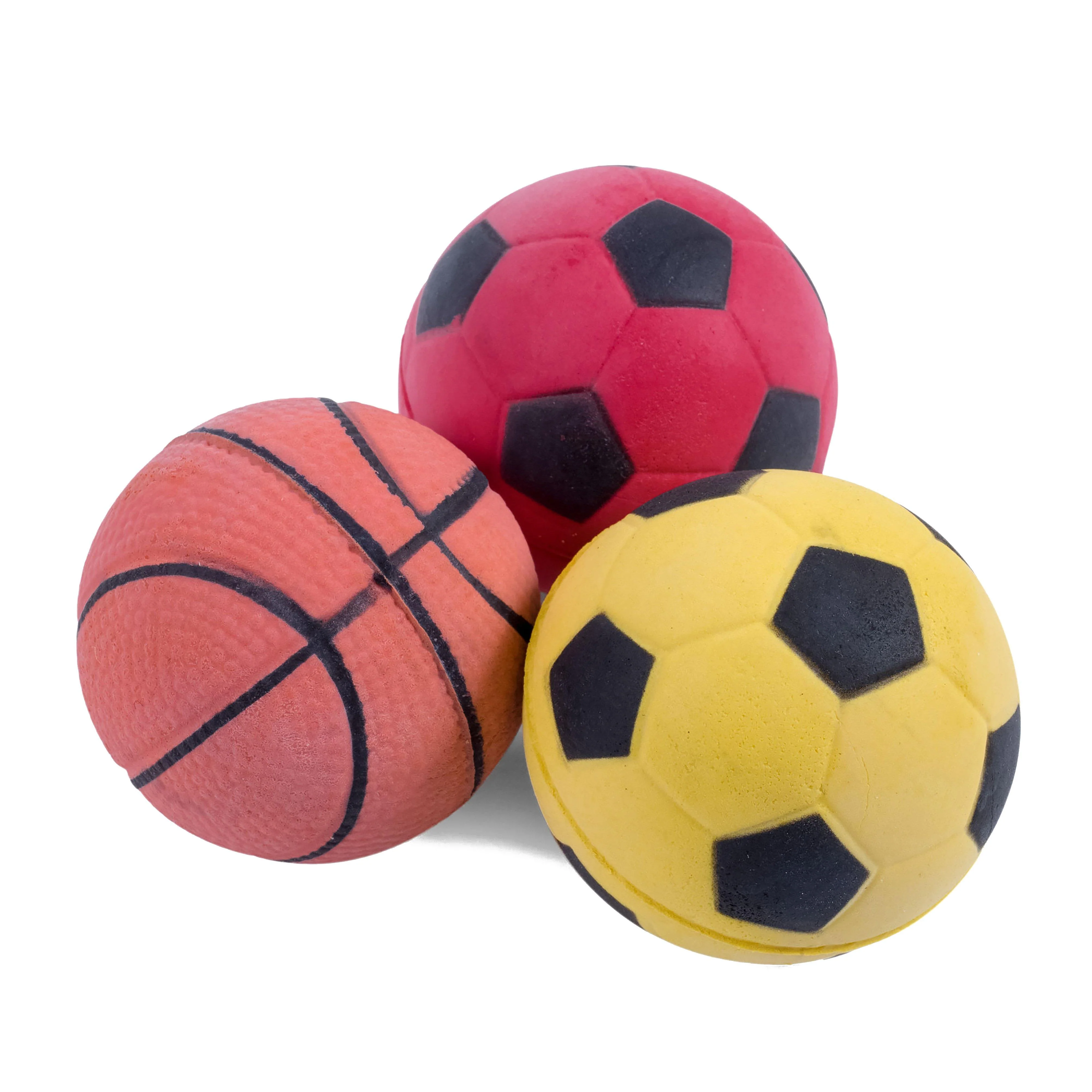 3 Pack Sponge Balls Dog Toys - Image 6