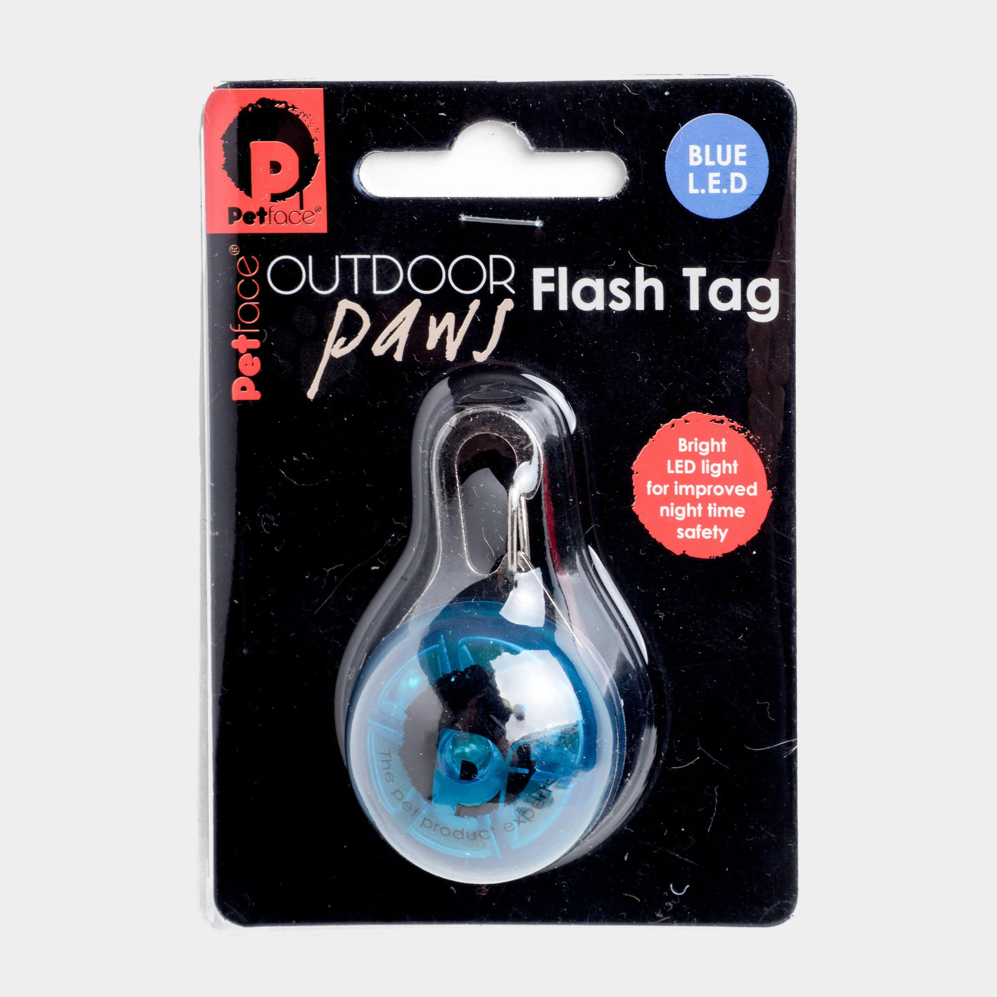Outdoor Paws Flash Tag Blue - Image 2