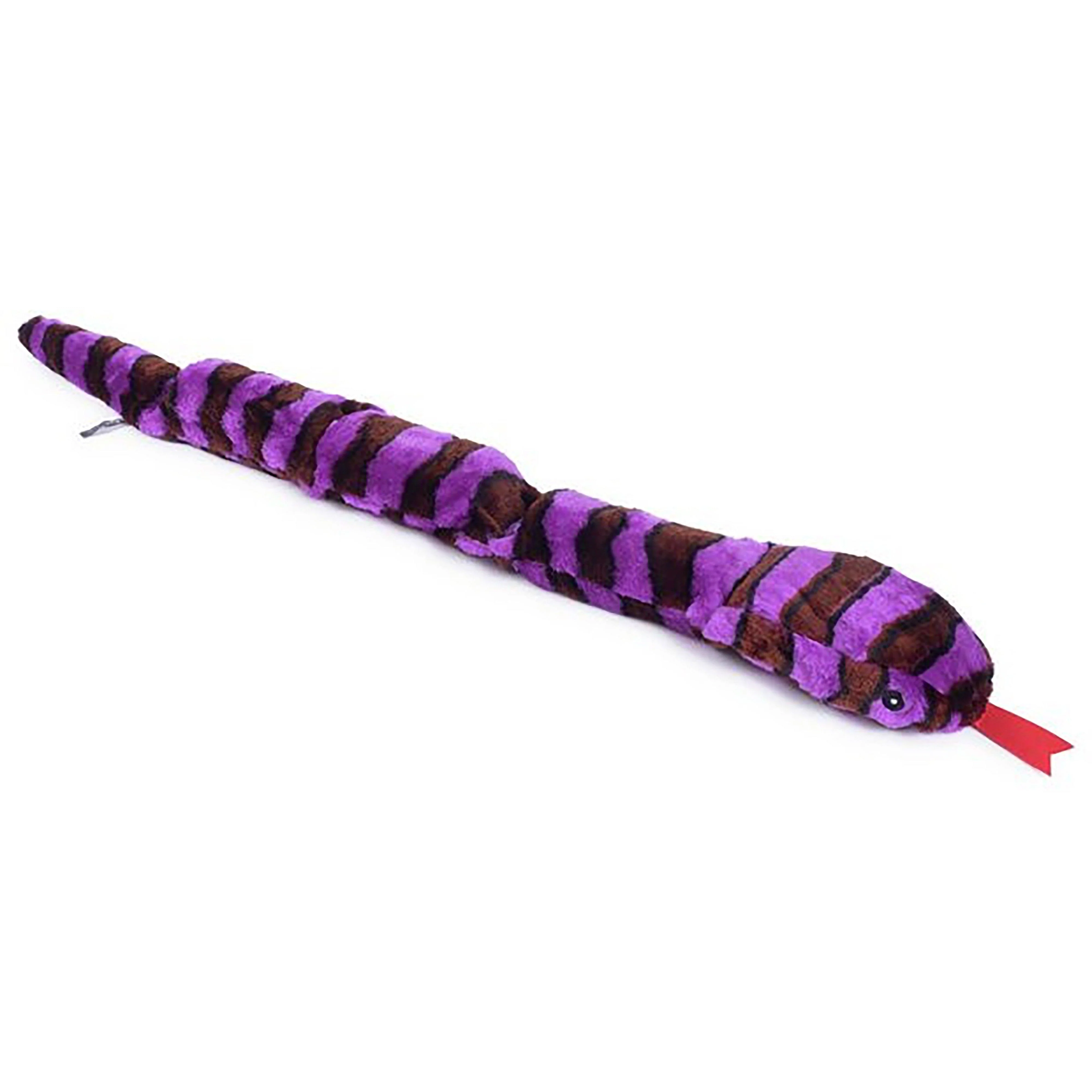 Plush Snake Toy Purple - Image 2
