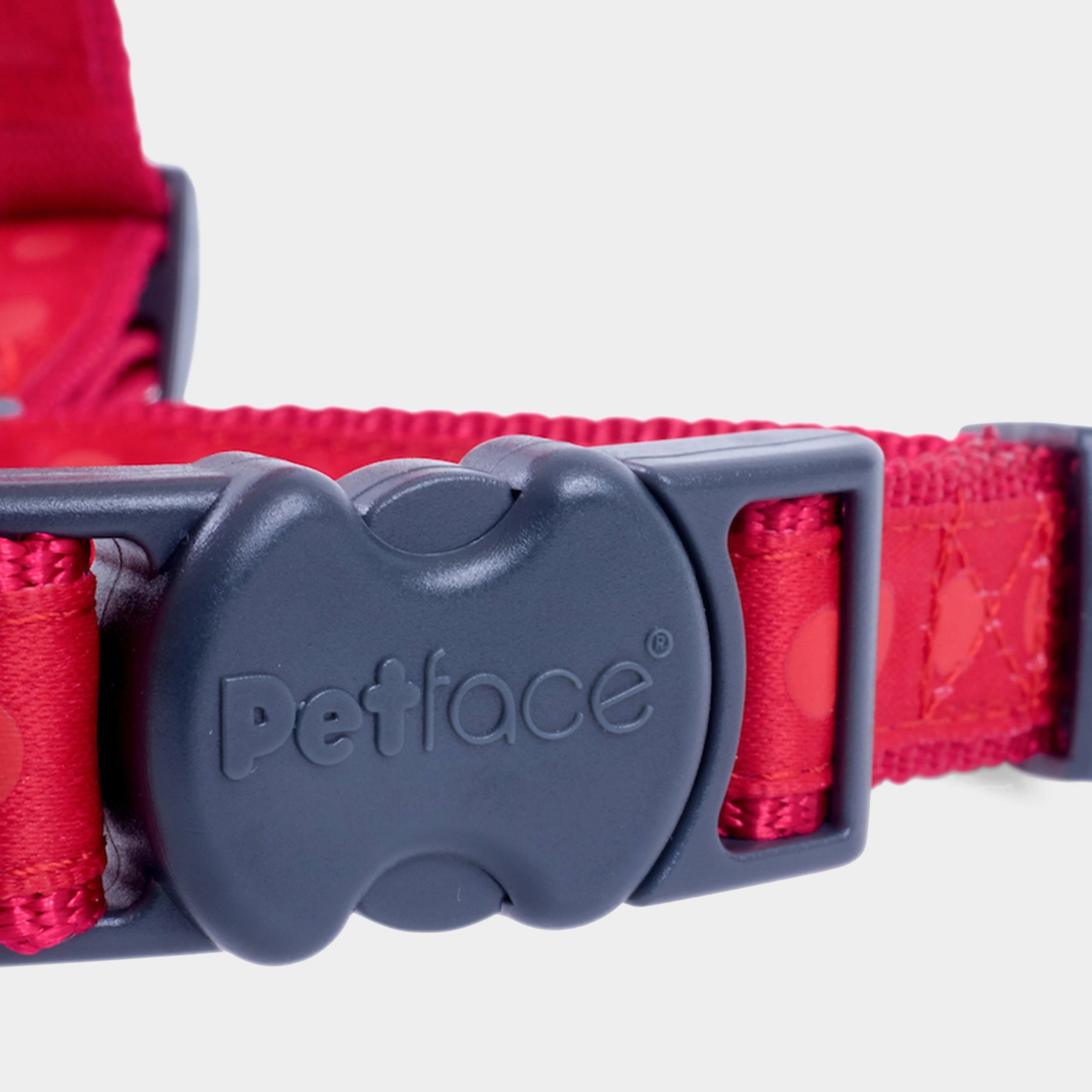 Tonal Dots Dog Harness Red L - Image 3