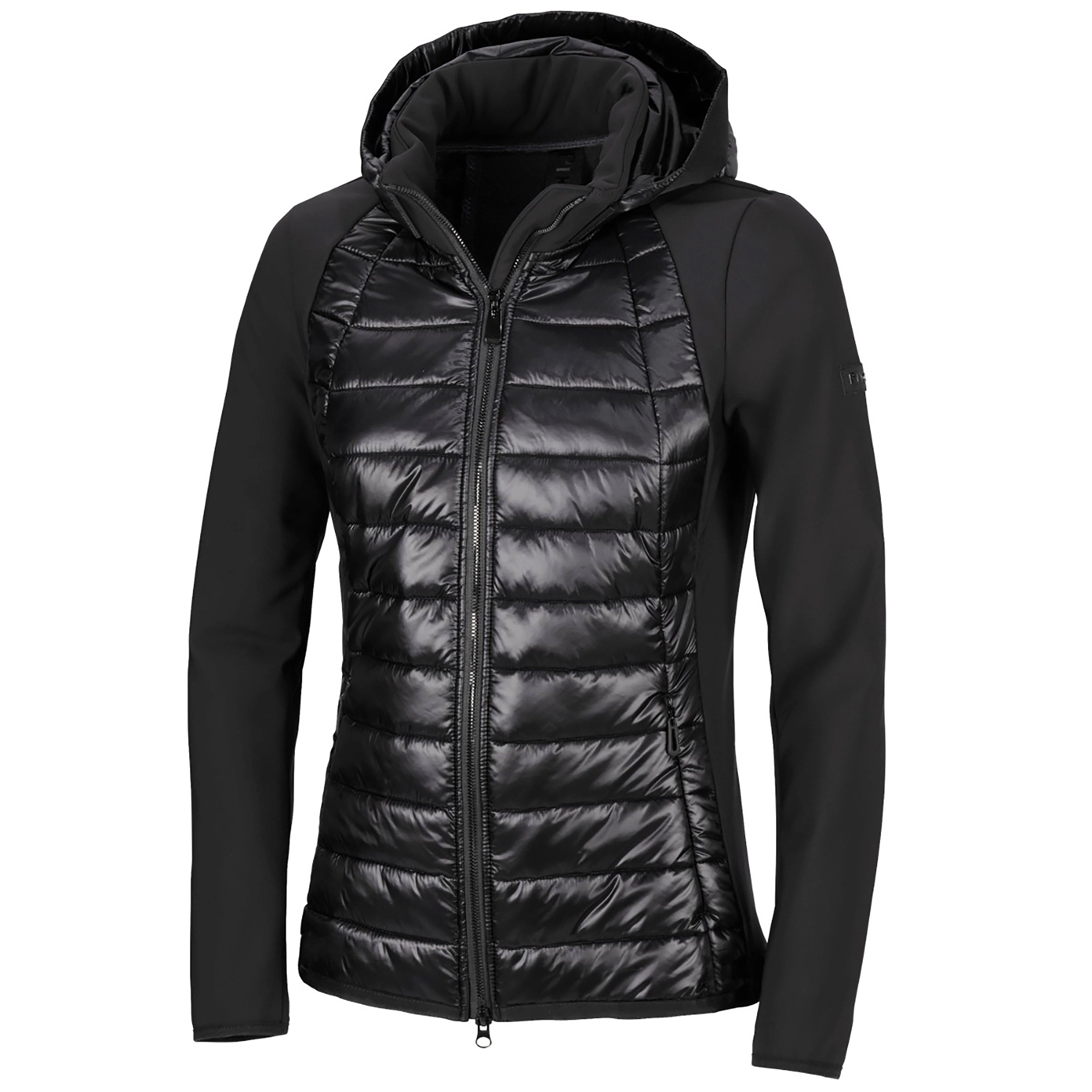 Ladies Meyla Hybrid Jacket Black - Image 3