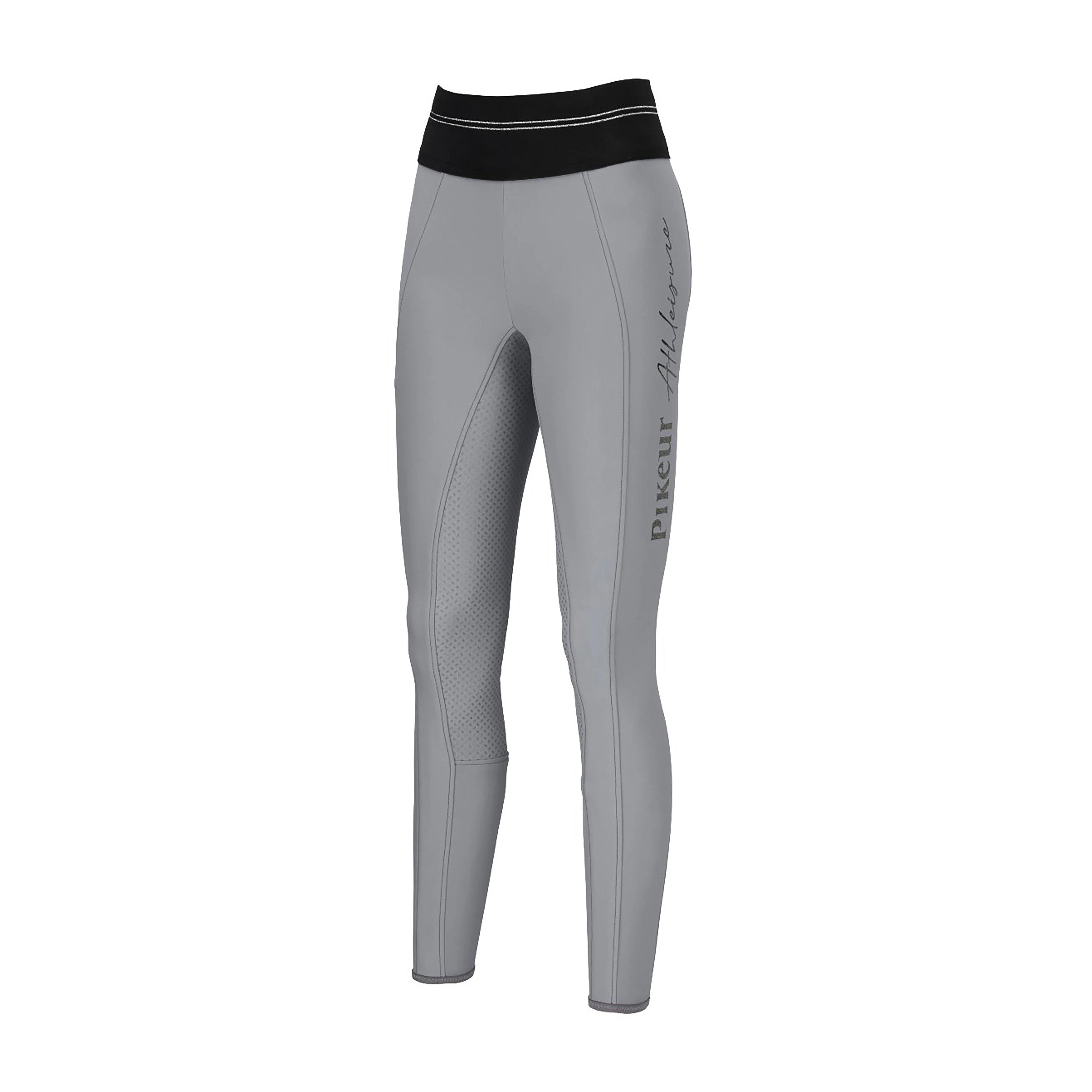 Womens Gia Grip Athleisure Breeches Light Grey - Image 3