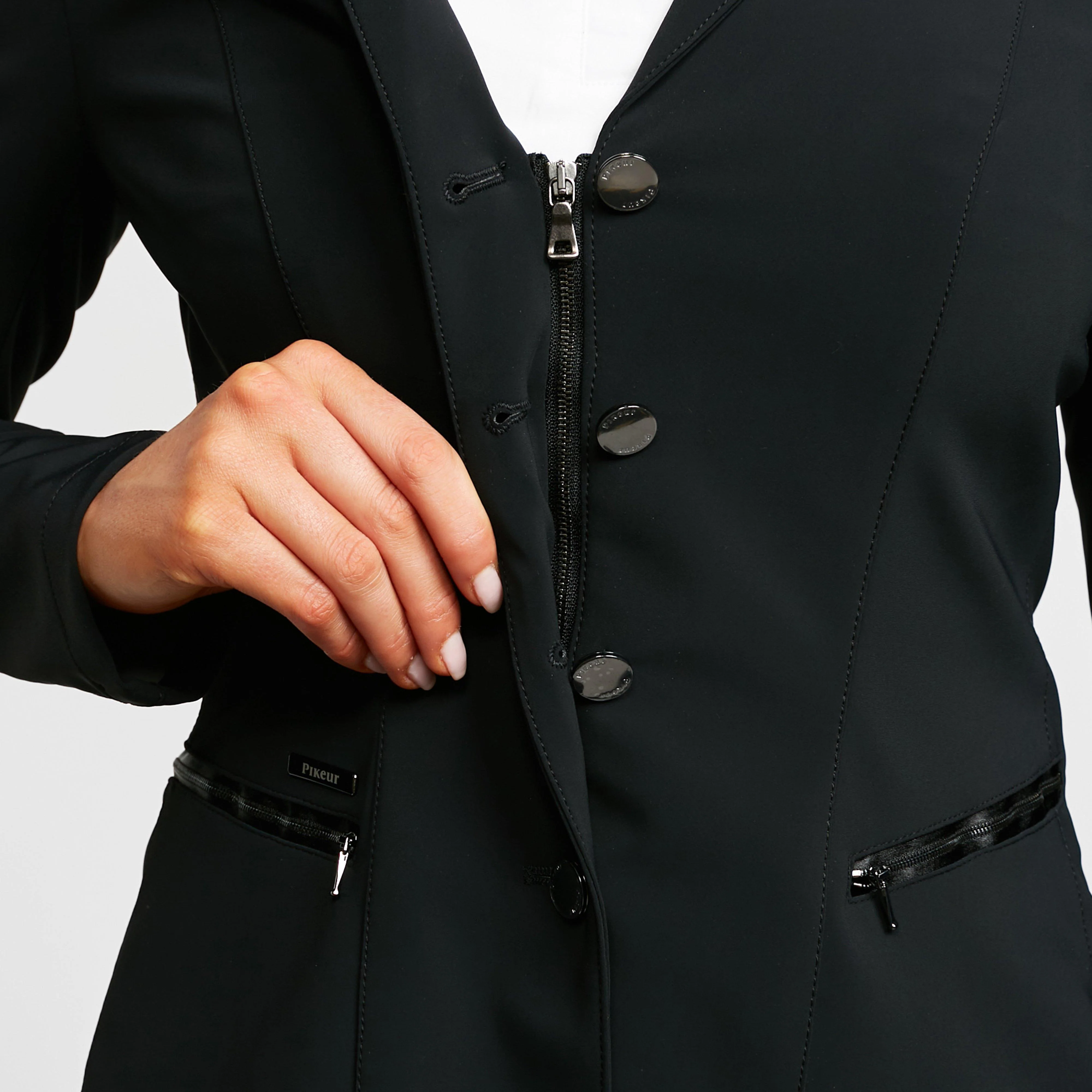 Womens Paulin Show Jacket Black - Image 5