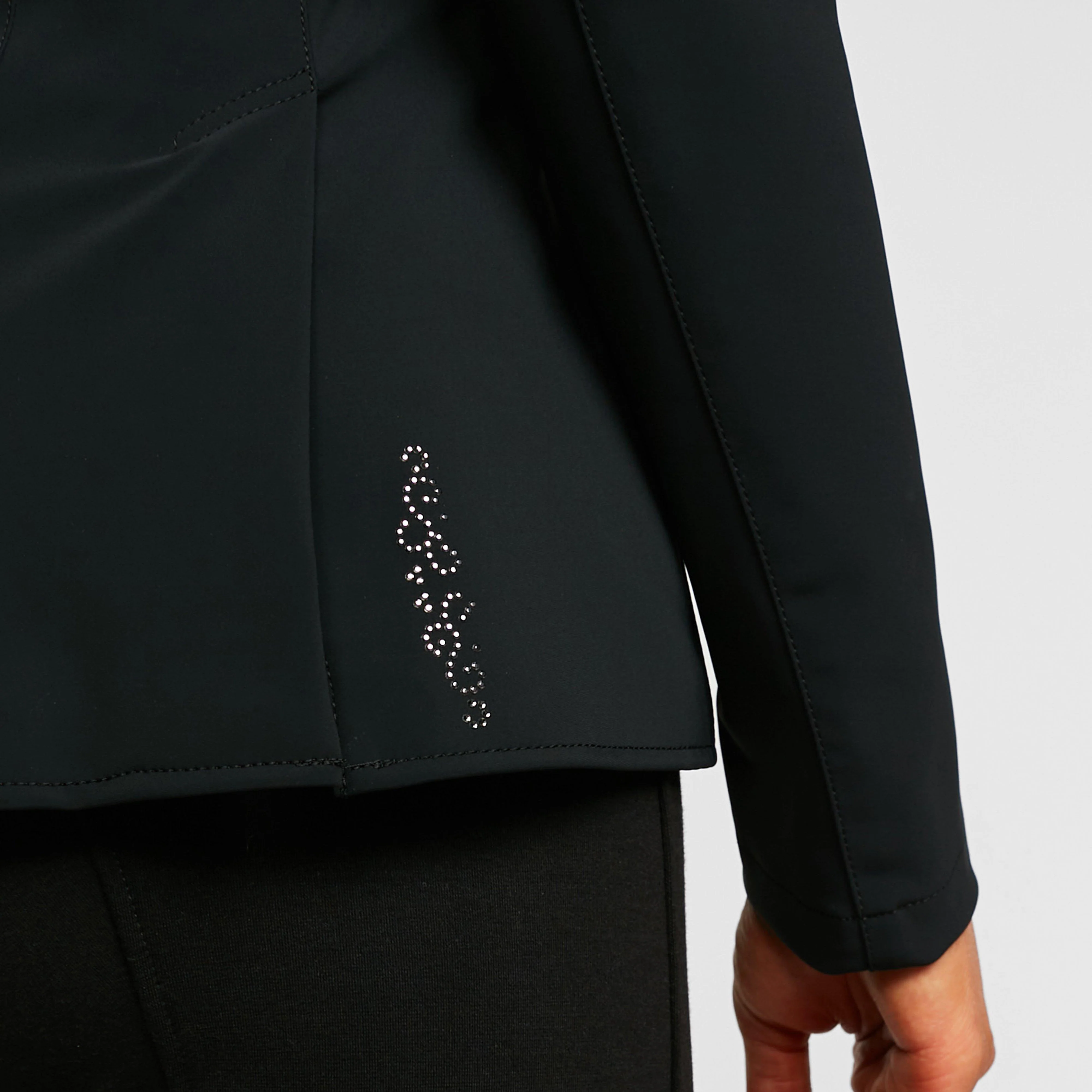 Womens Paulin Show Jacket Black - Image 7