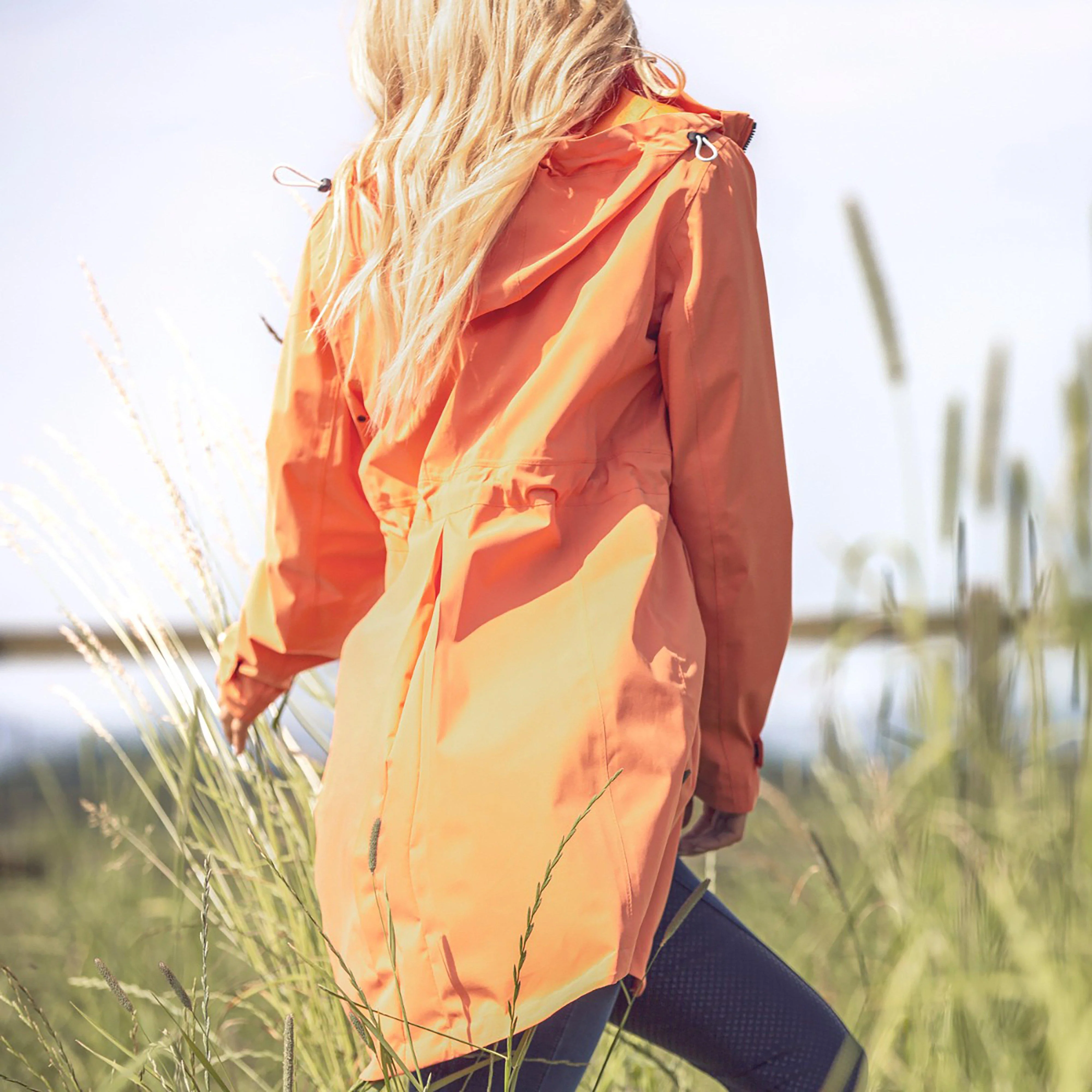 Womens Xila Coat Peach - Image 5