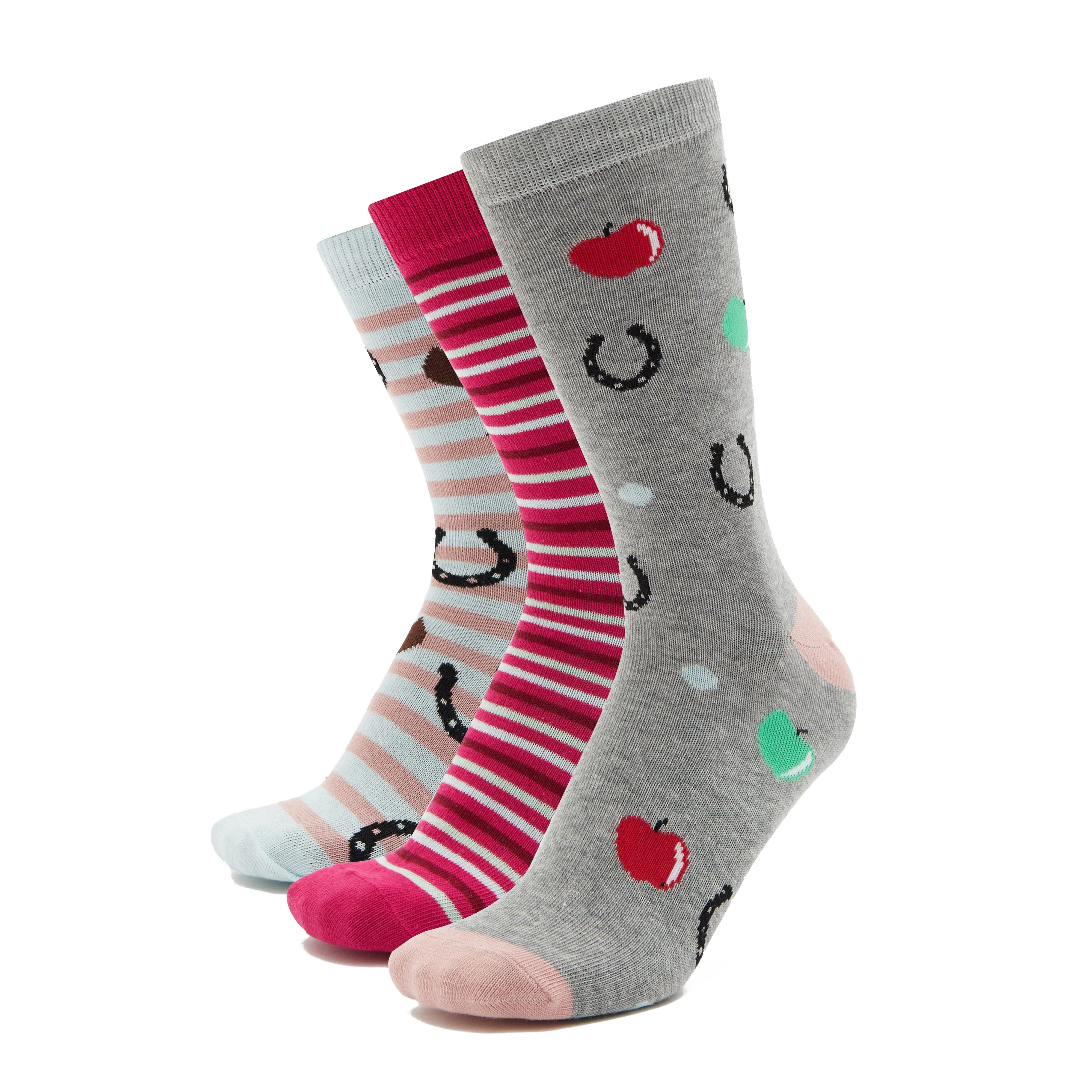 Adults Wild Feet 3 Pack Socks Horsing Around - Image 6