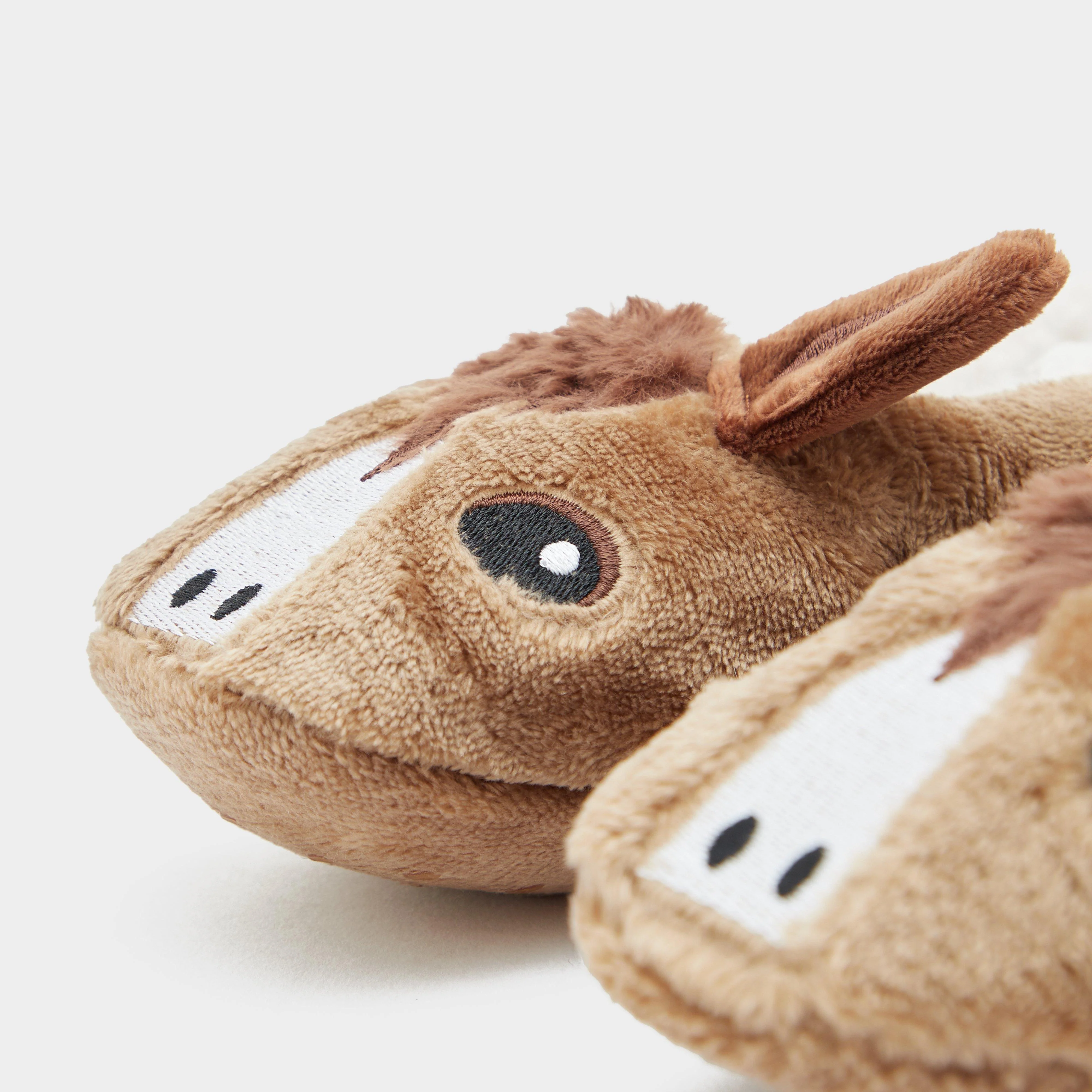 Kids Wild Feet Fluffy Footsie Slippers Horse - Image 3