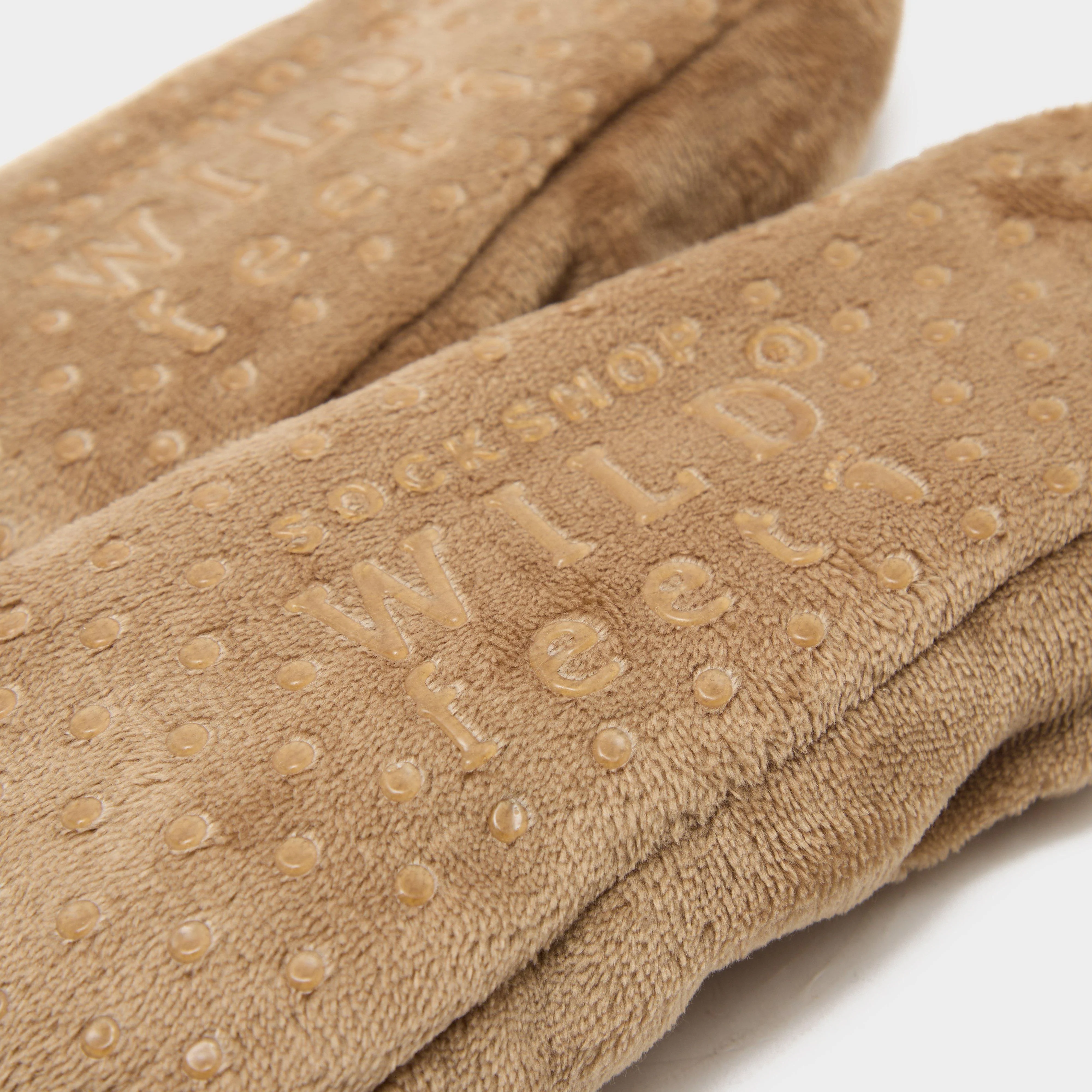 Kids Wild Feet Fluffy Footsie Slippers Horse - Image 4