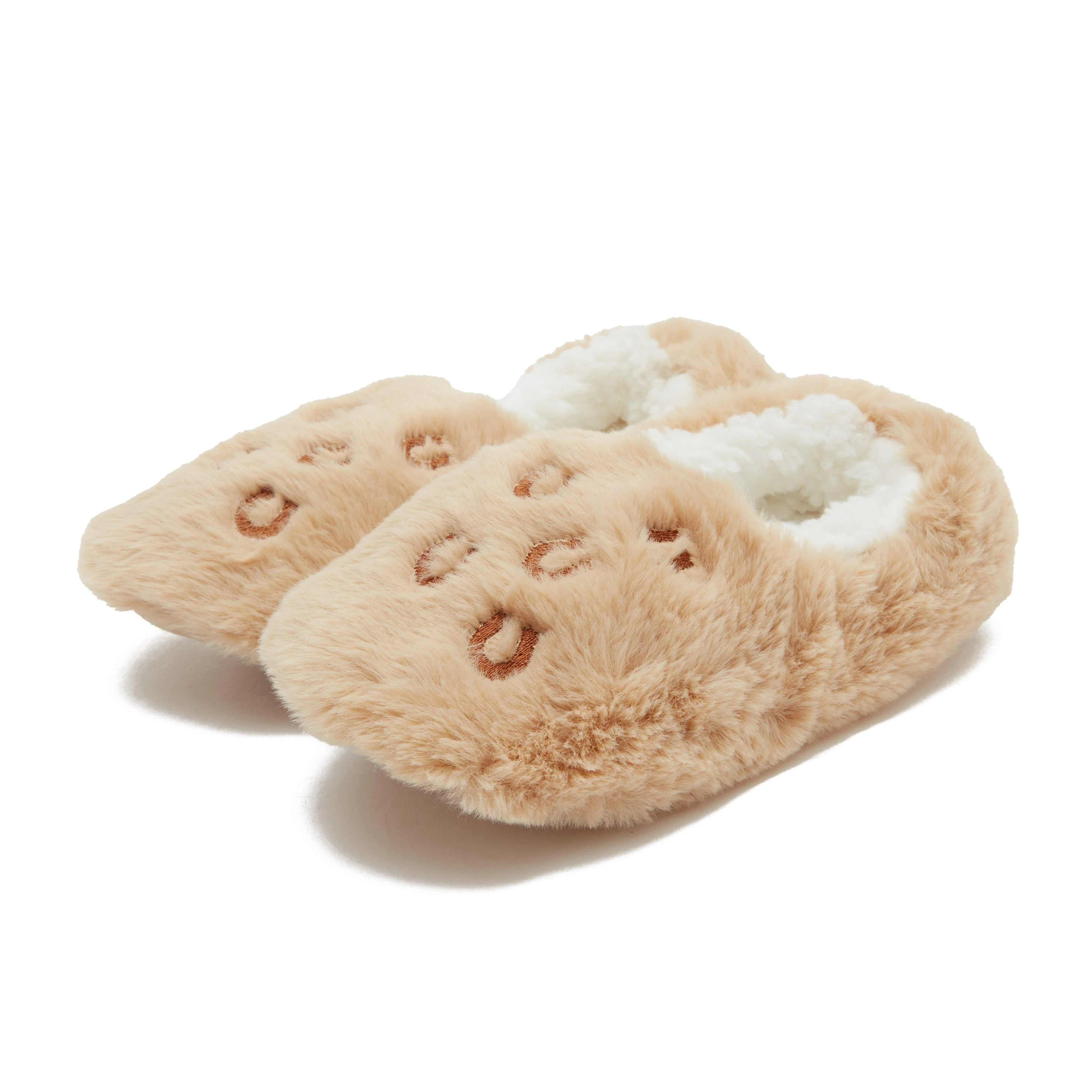 Kids' Wild Feet Fluffy Footsie Slippers Horse - Image 6