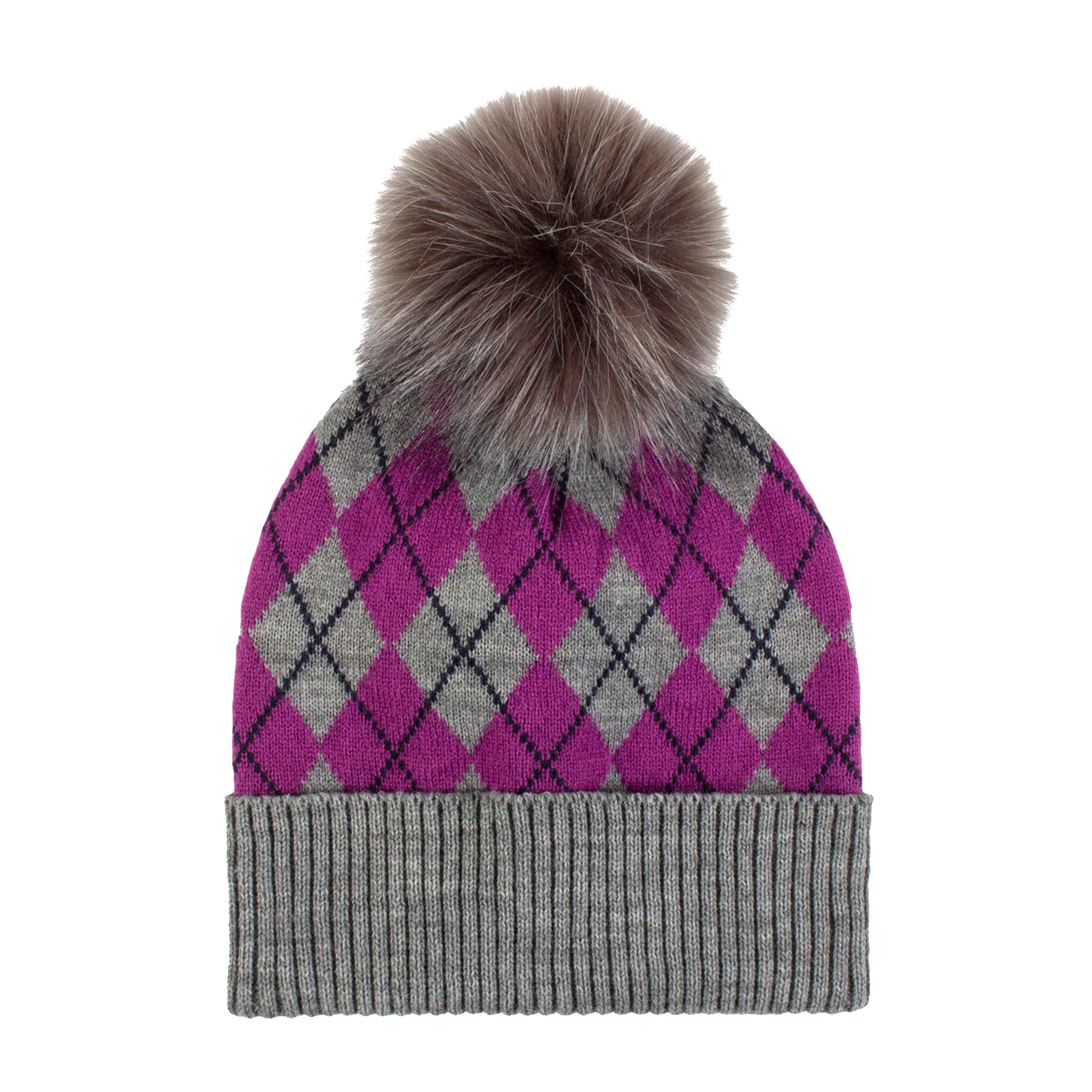 Men's Norden Pom Hat Grey - Image 3