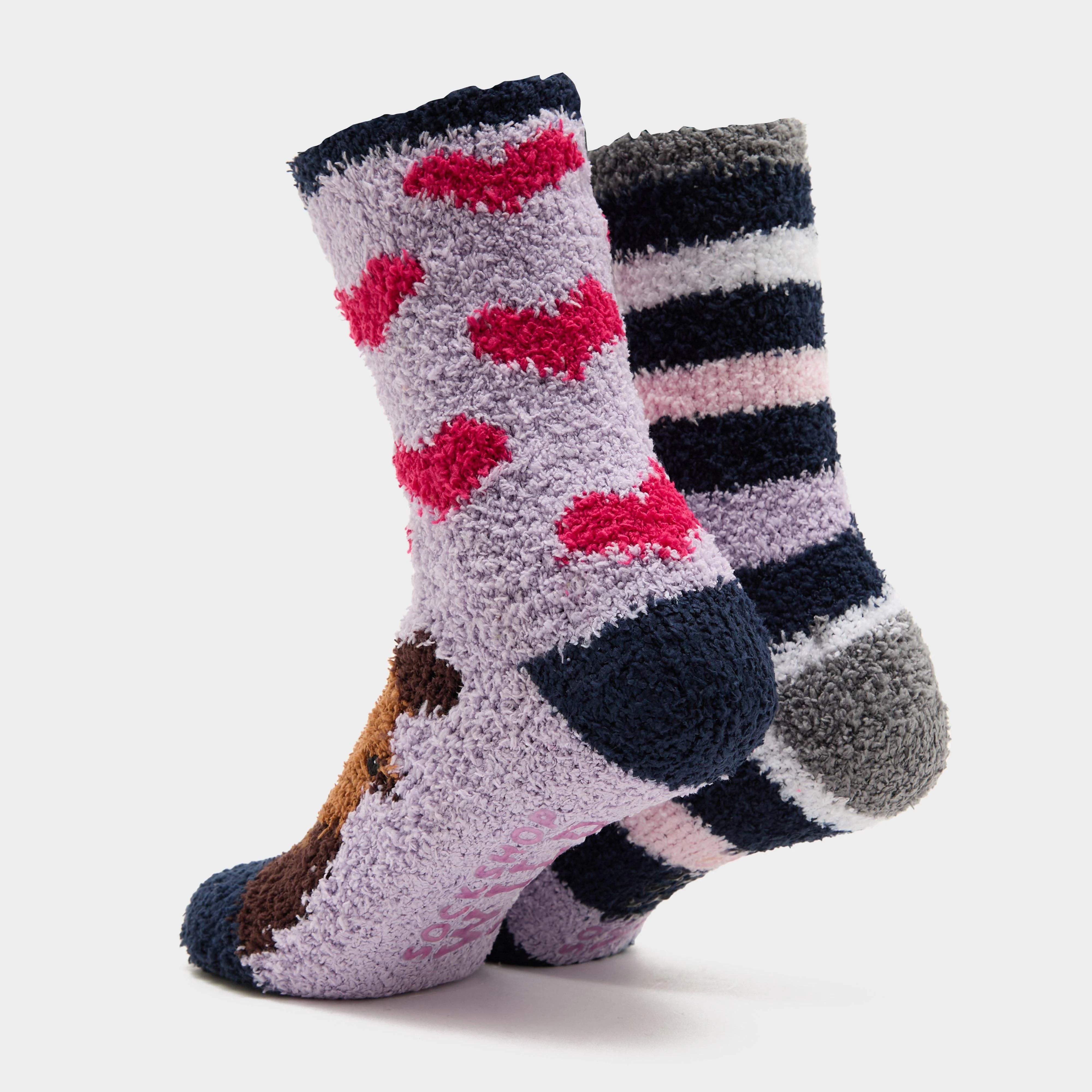 Women's Lounge Socks 2 Pack Horse - Image 2