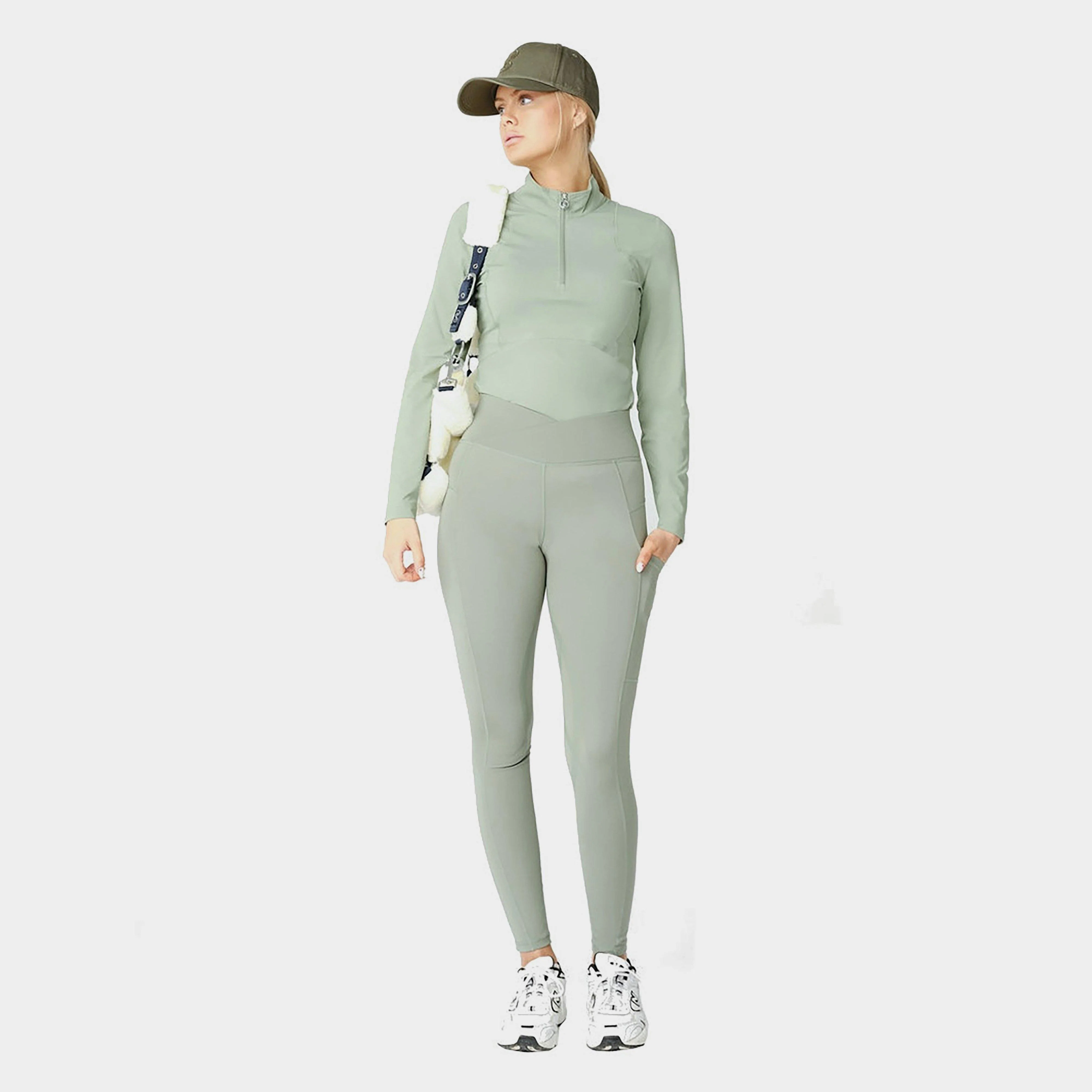 Adele Long Sleeved Base Layer Khaki - Image 4