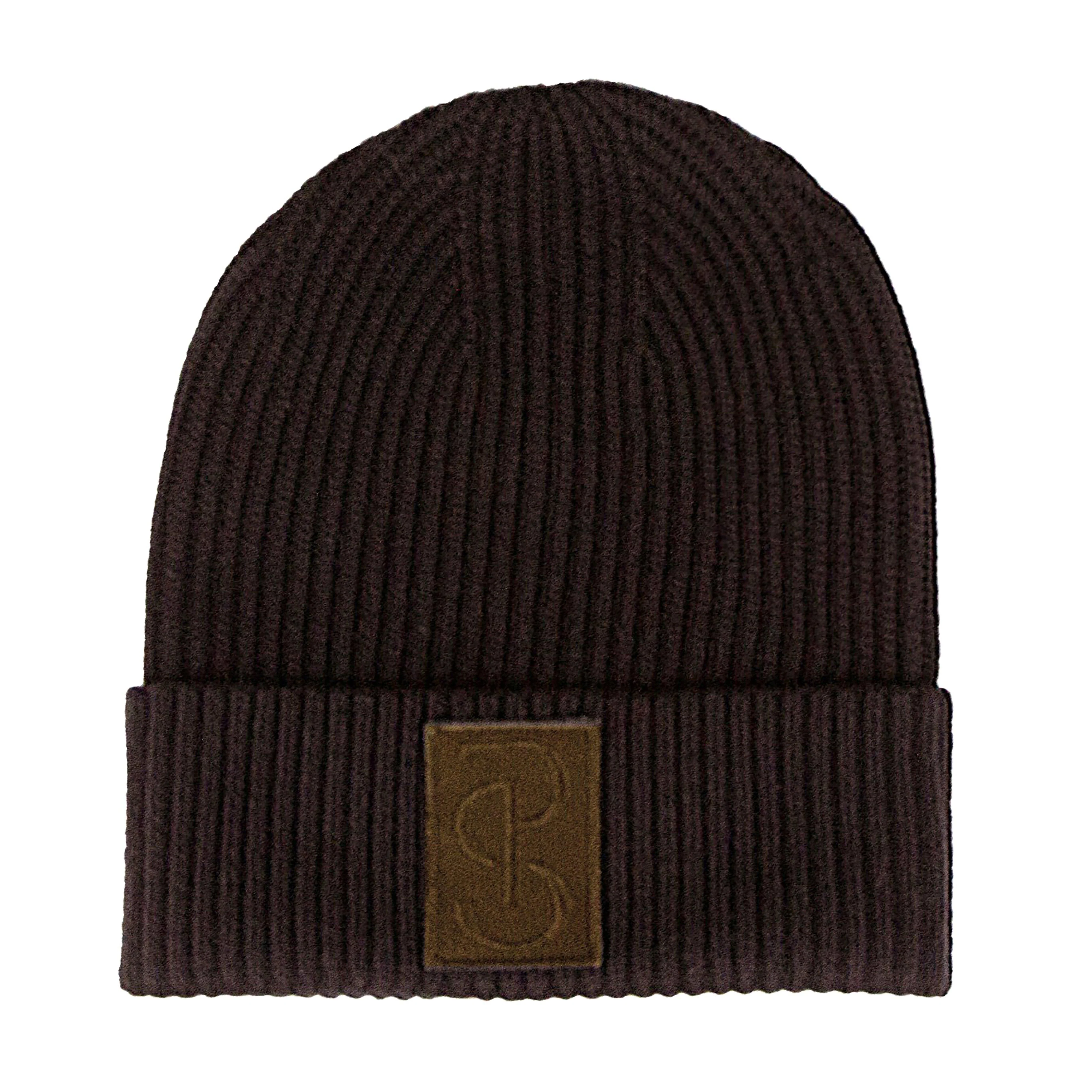 Sally Knitted Beanie Coffee - Image 3