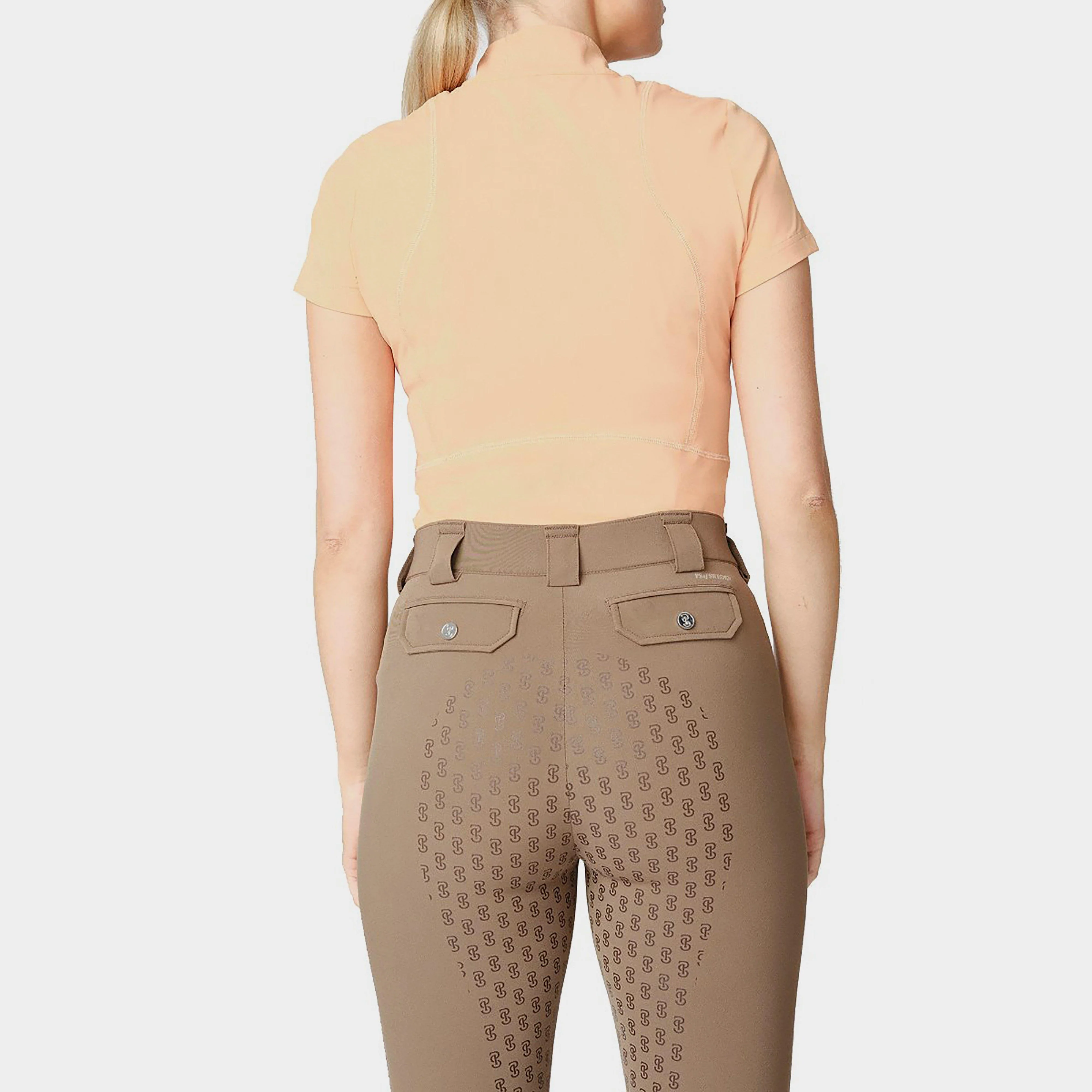 Womens Adele Short Sleeved Base Layer Coral - Image 2