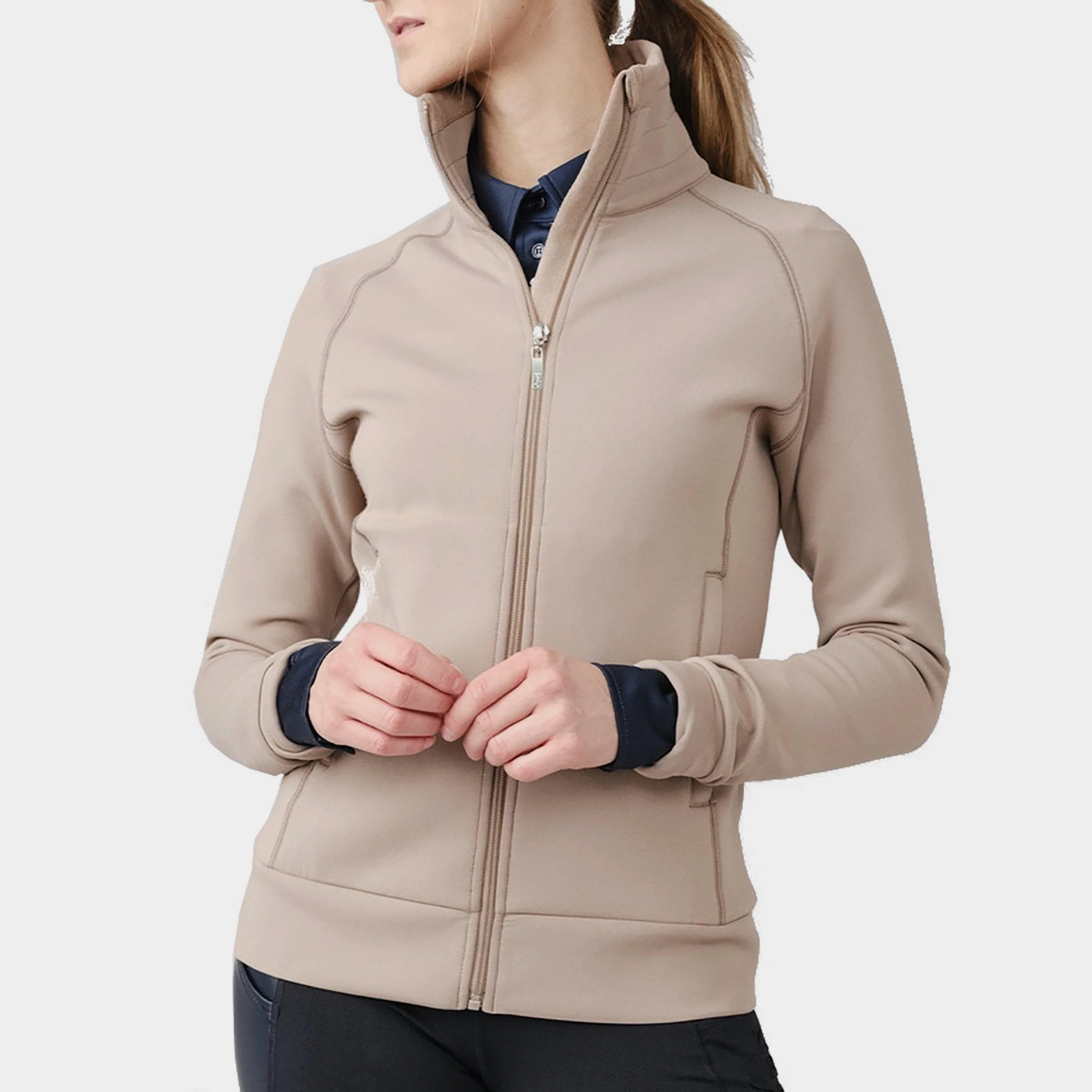Womens Anastasia Zip Jacket Latte - Image 2