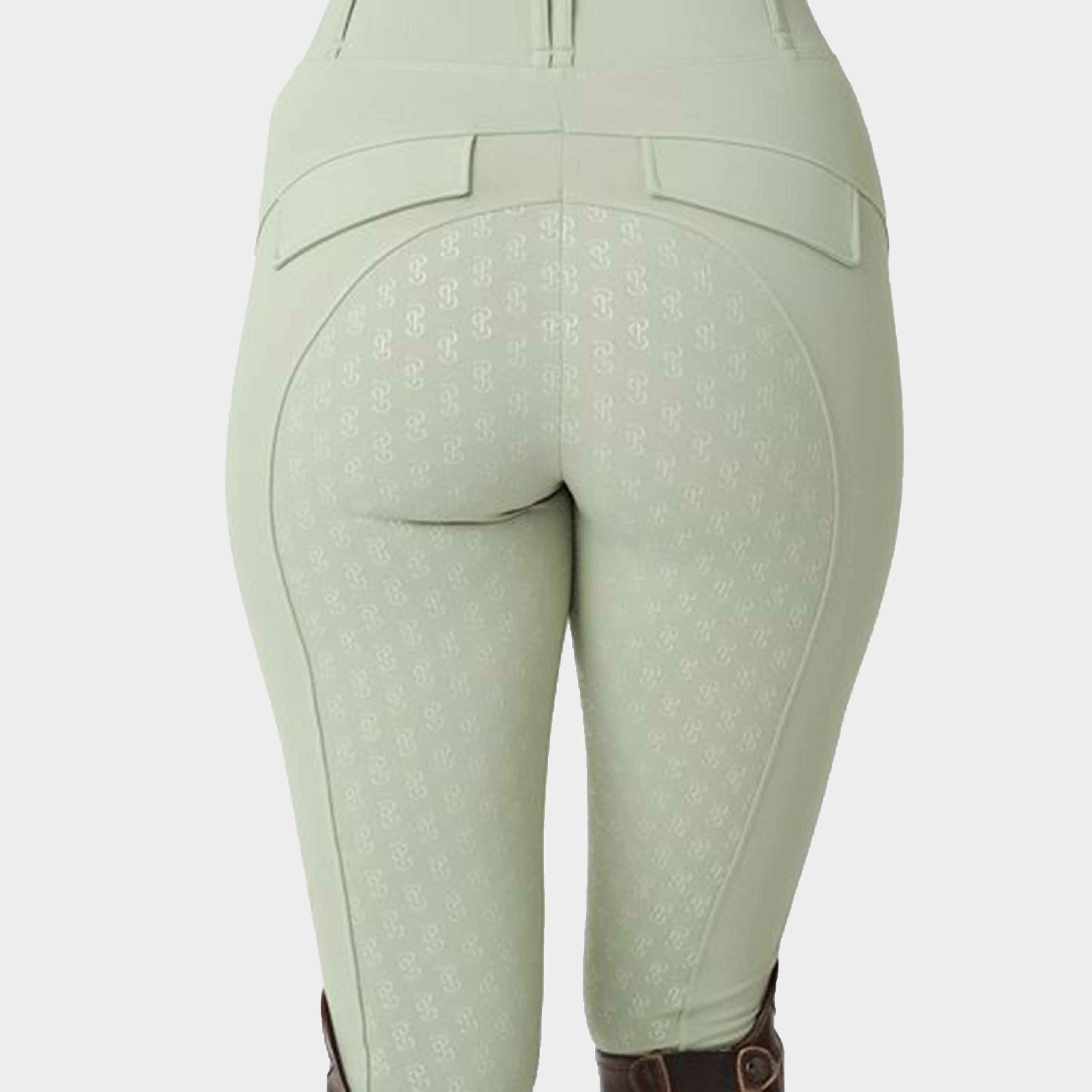 Womens Juliette Riding Tights Khaki - Image 2